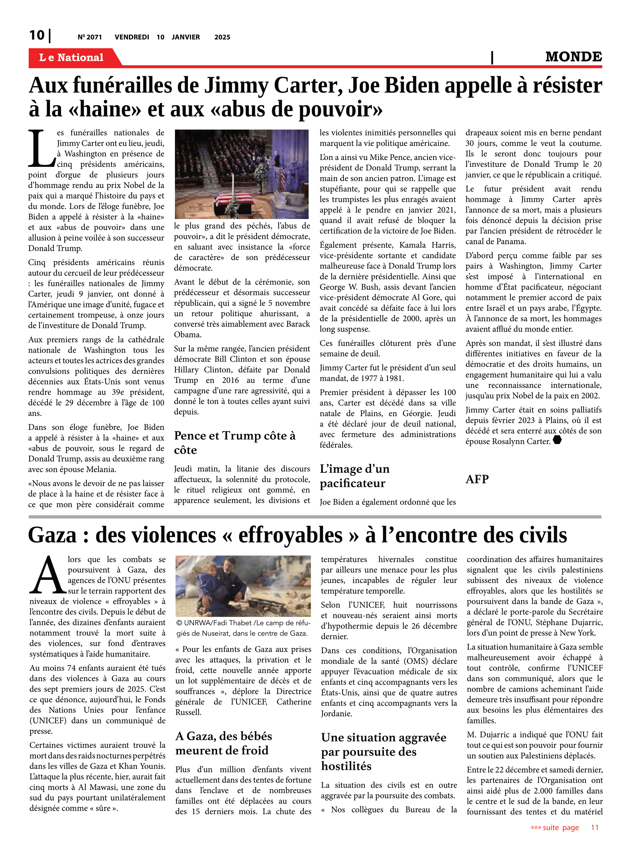 Page 10 de l'édition 2071