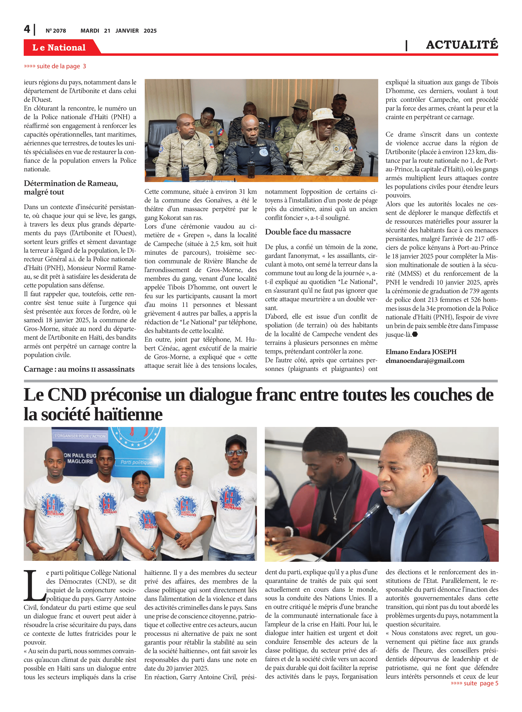 Page 4 de l'édition 2078