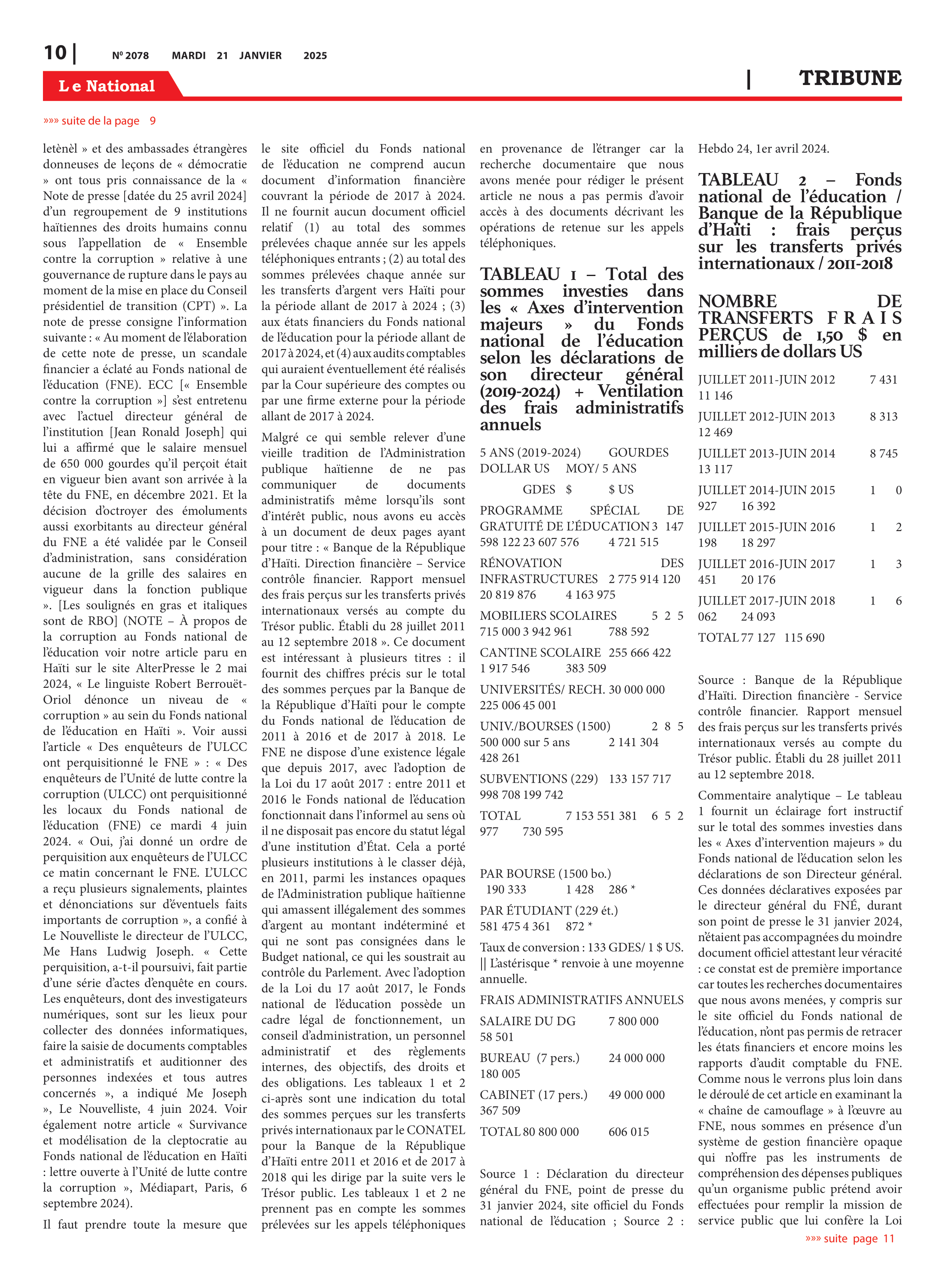 Page 10 de l'édition 2078