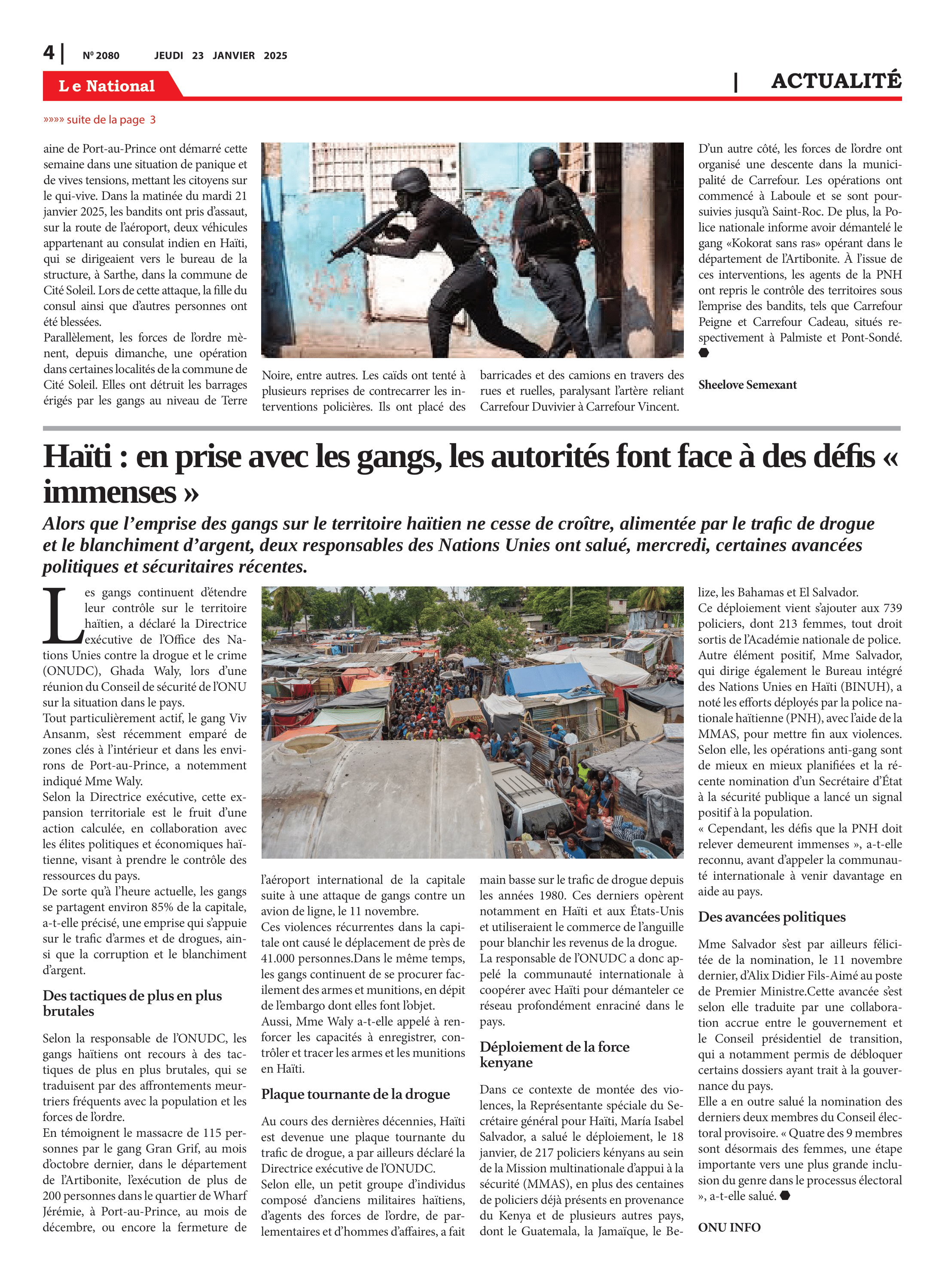 Page 4 de l'édition 2080