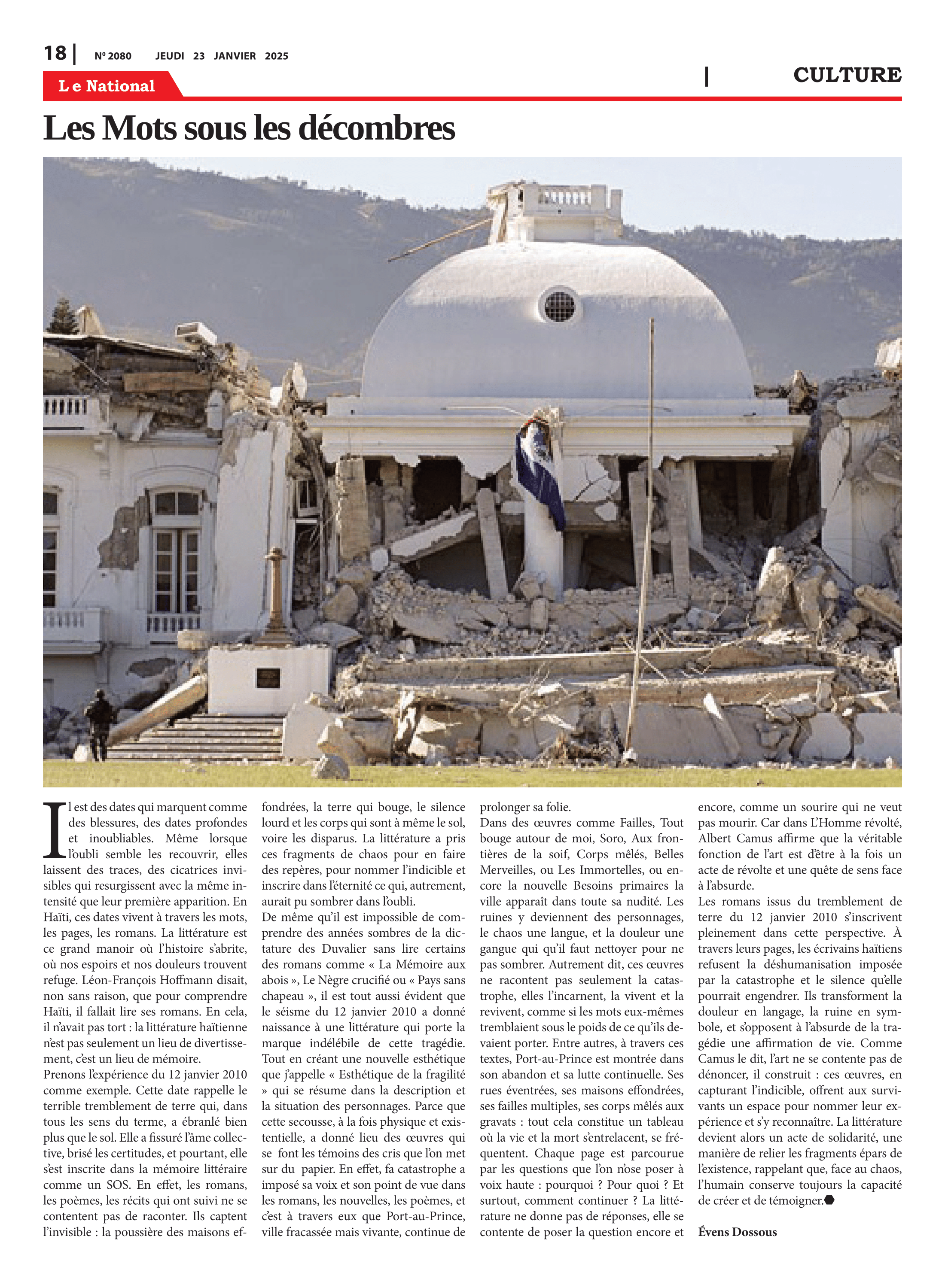 Page 18 de l'édition 2080
