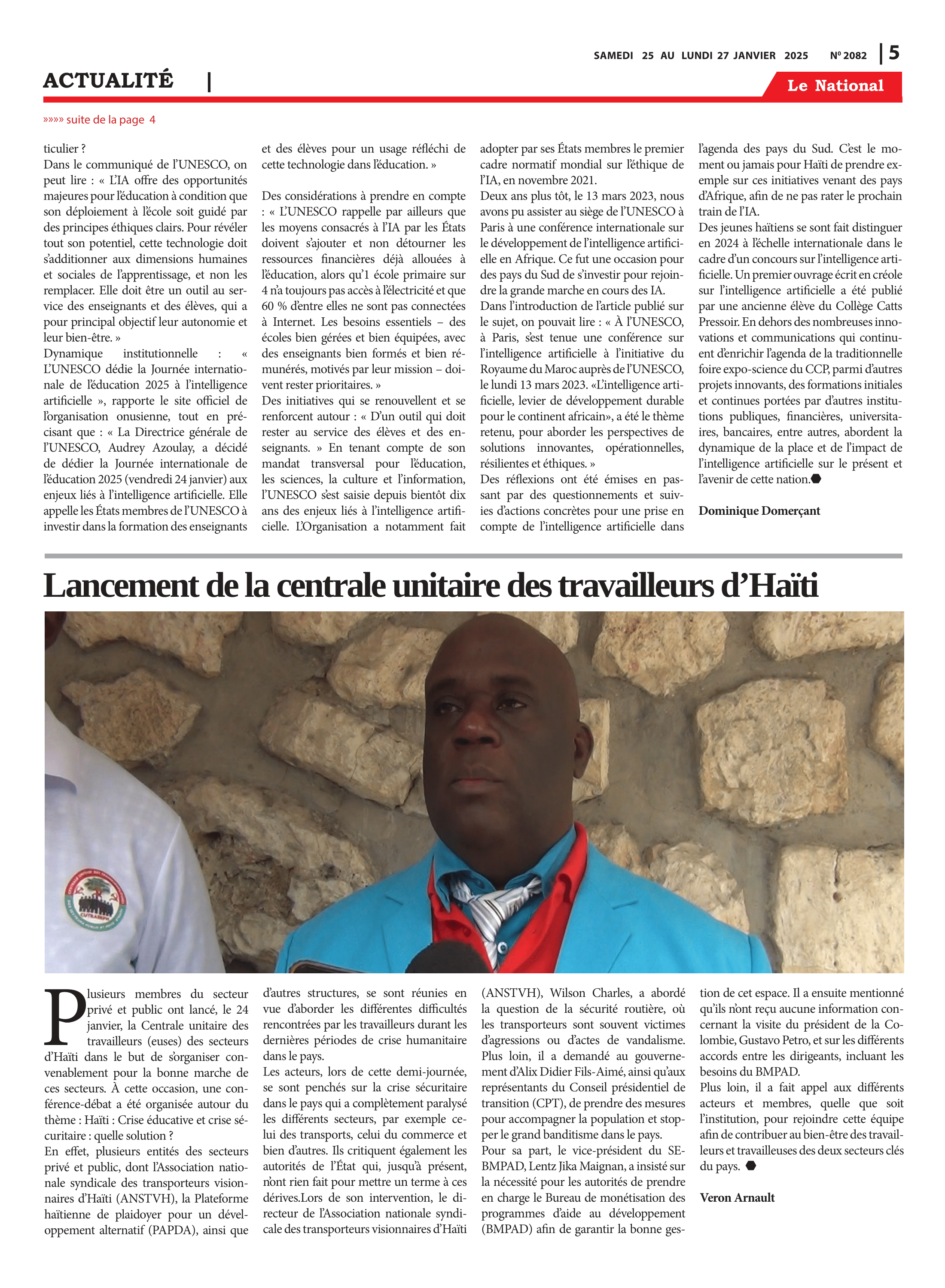 Page 5 de l'édition 2082
