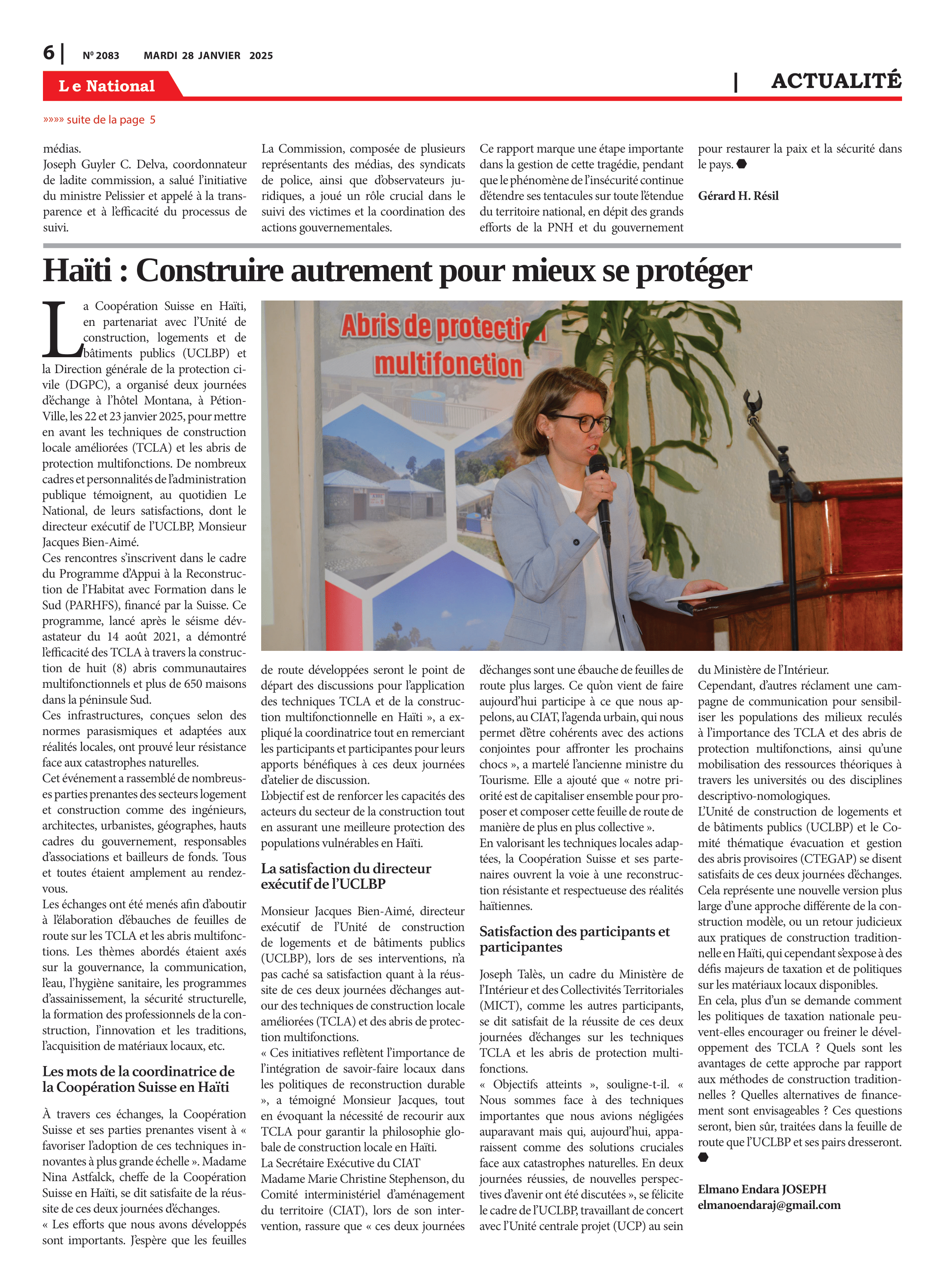 Page 6 de l'édition 2083