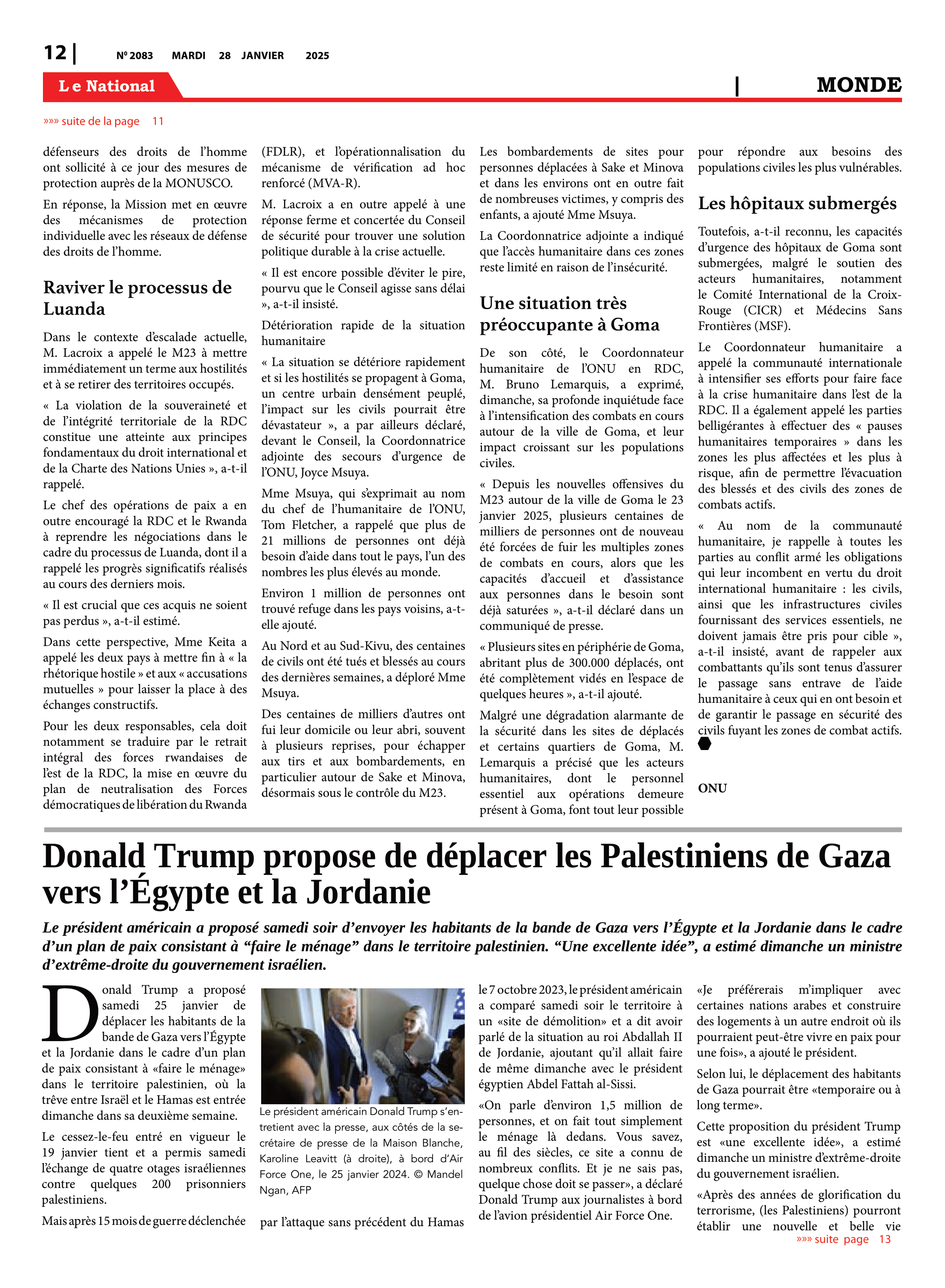 Page 12 de l'édition 2083