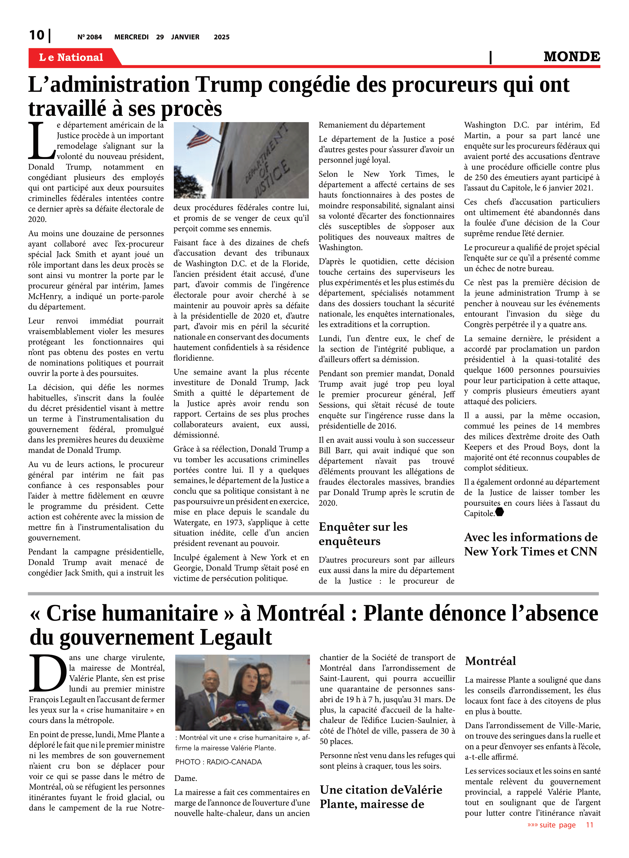 Page 10 de l'édition 2084