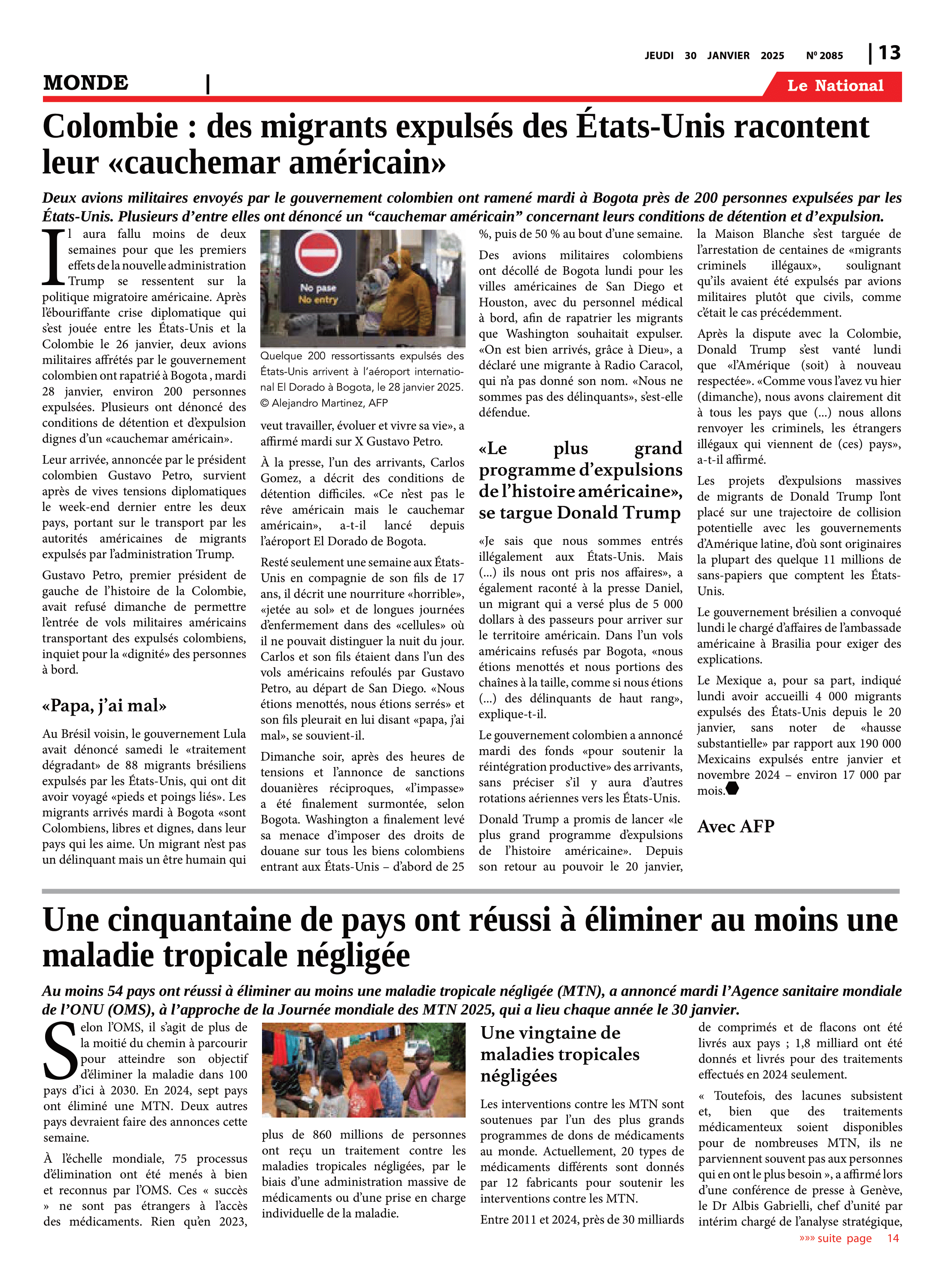 Page 13 de l'édition 2085