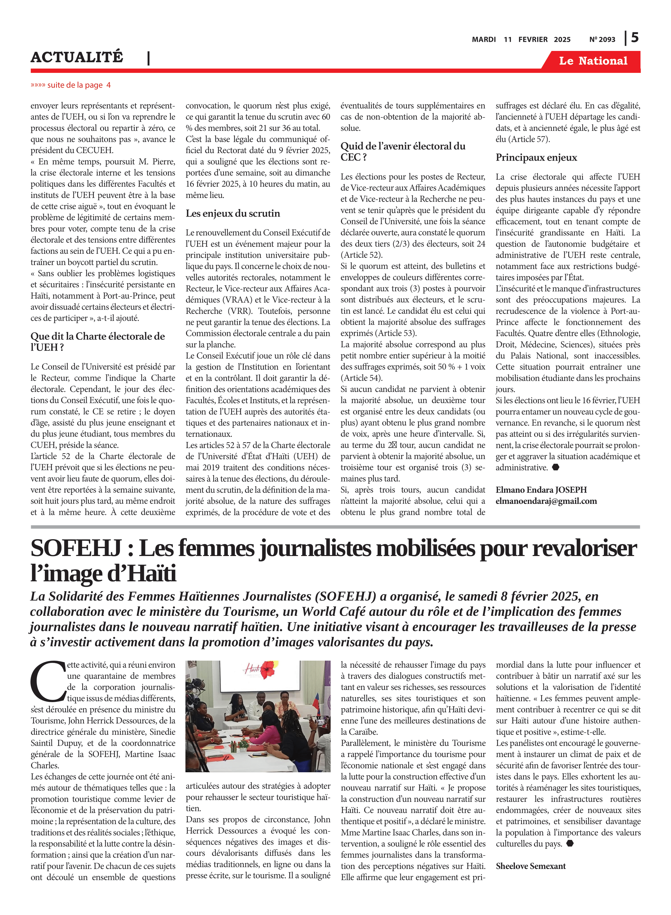 Page 5 de l'édition 2093