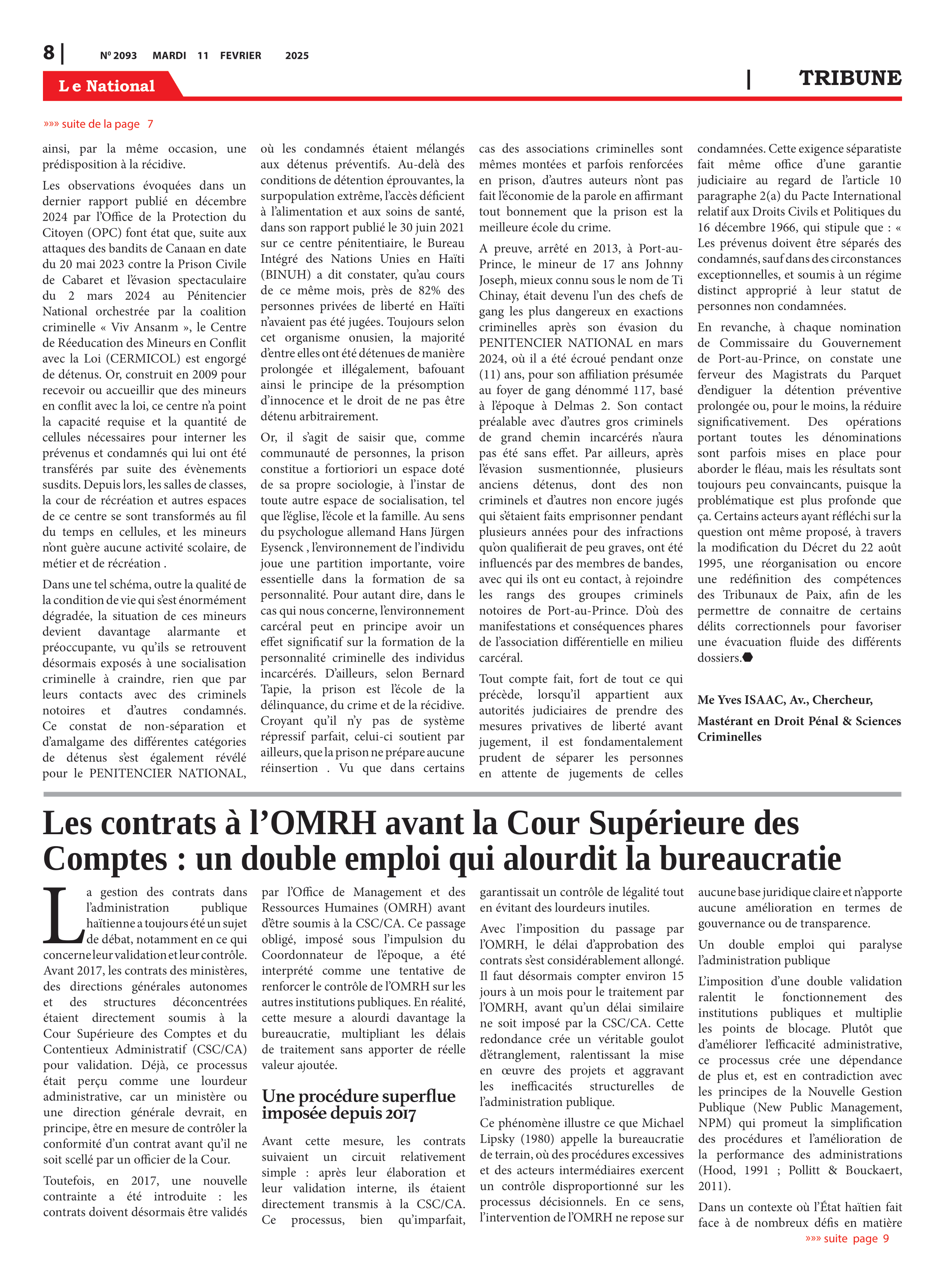 Page 8 de l'édition 2093