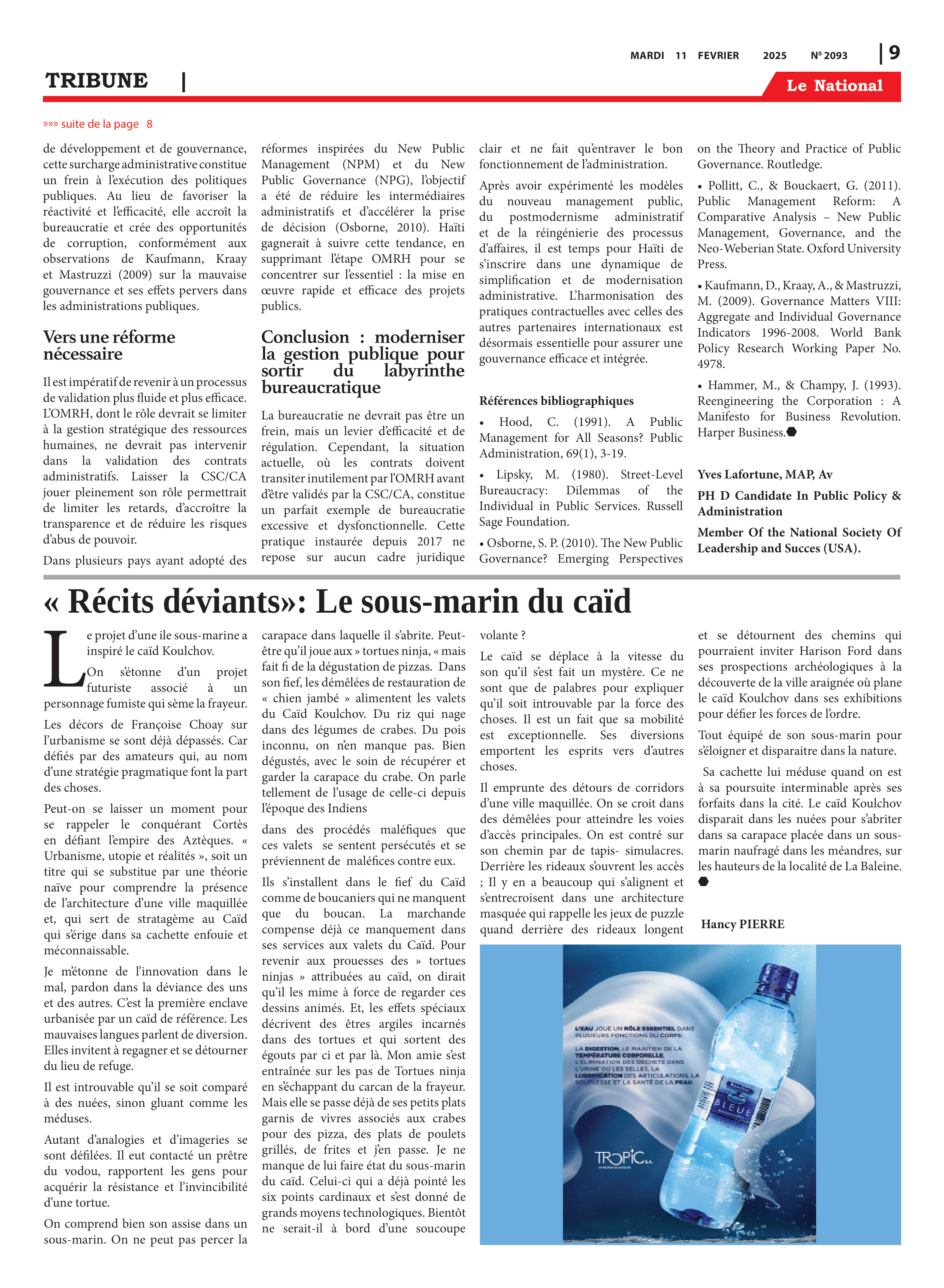 Page 9 de l'édition 2093