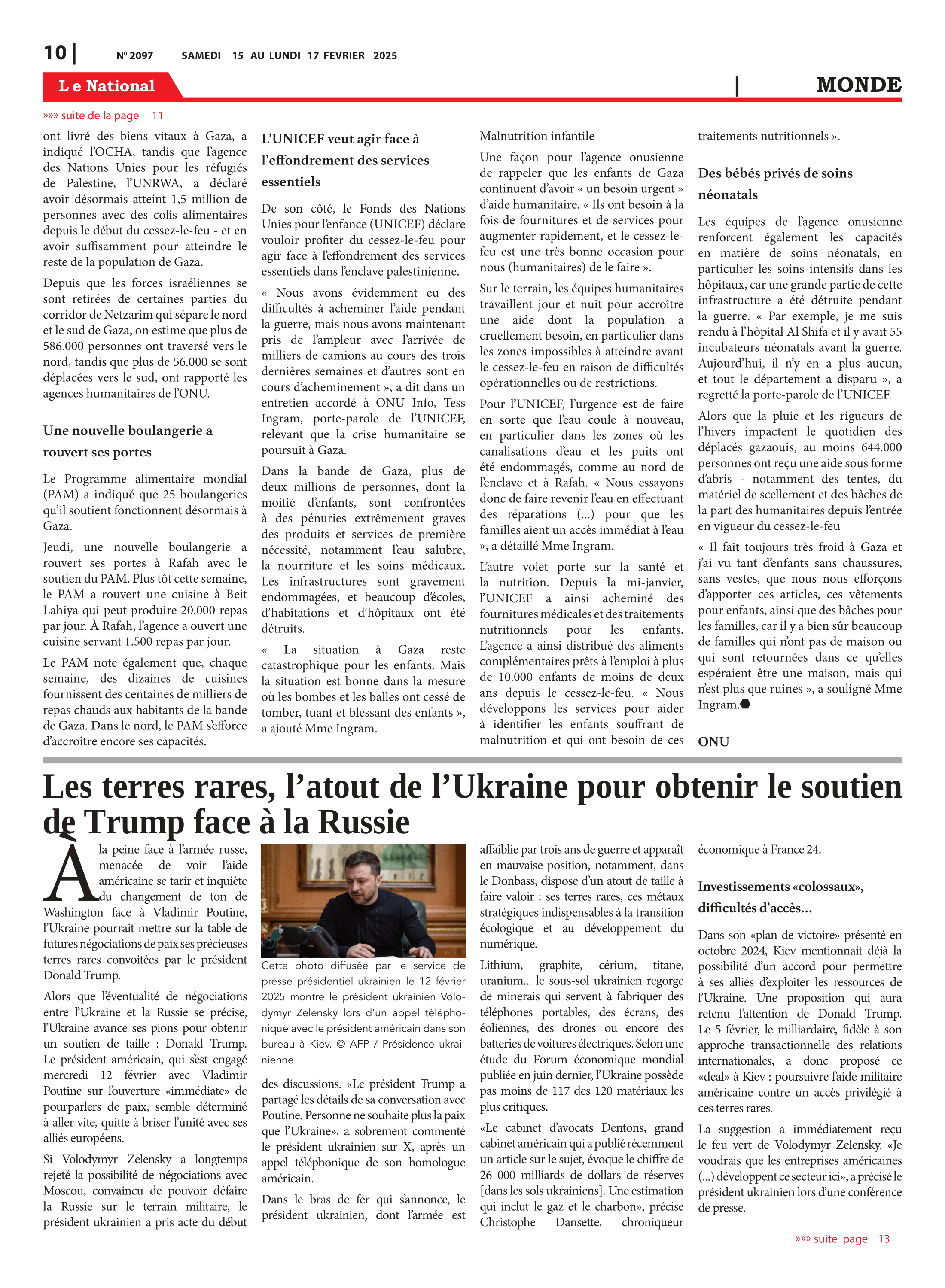 Page 12 de l'édition 2097
