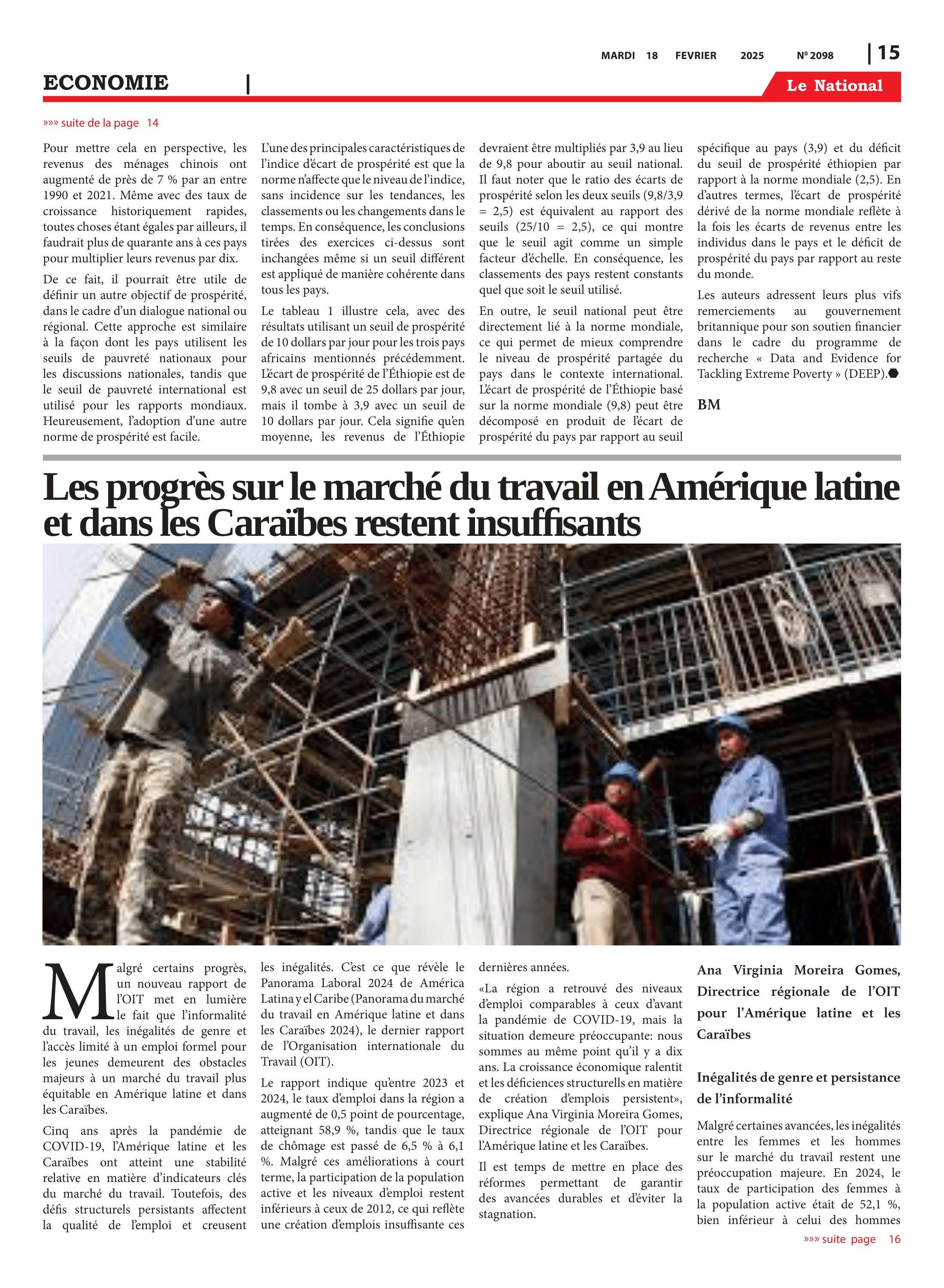 Page 15 de l'édition 2098
