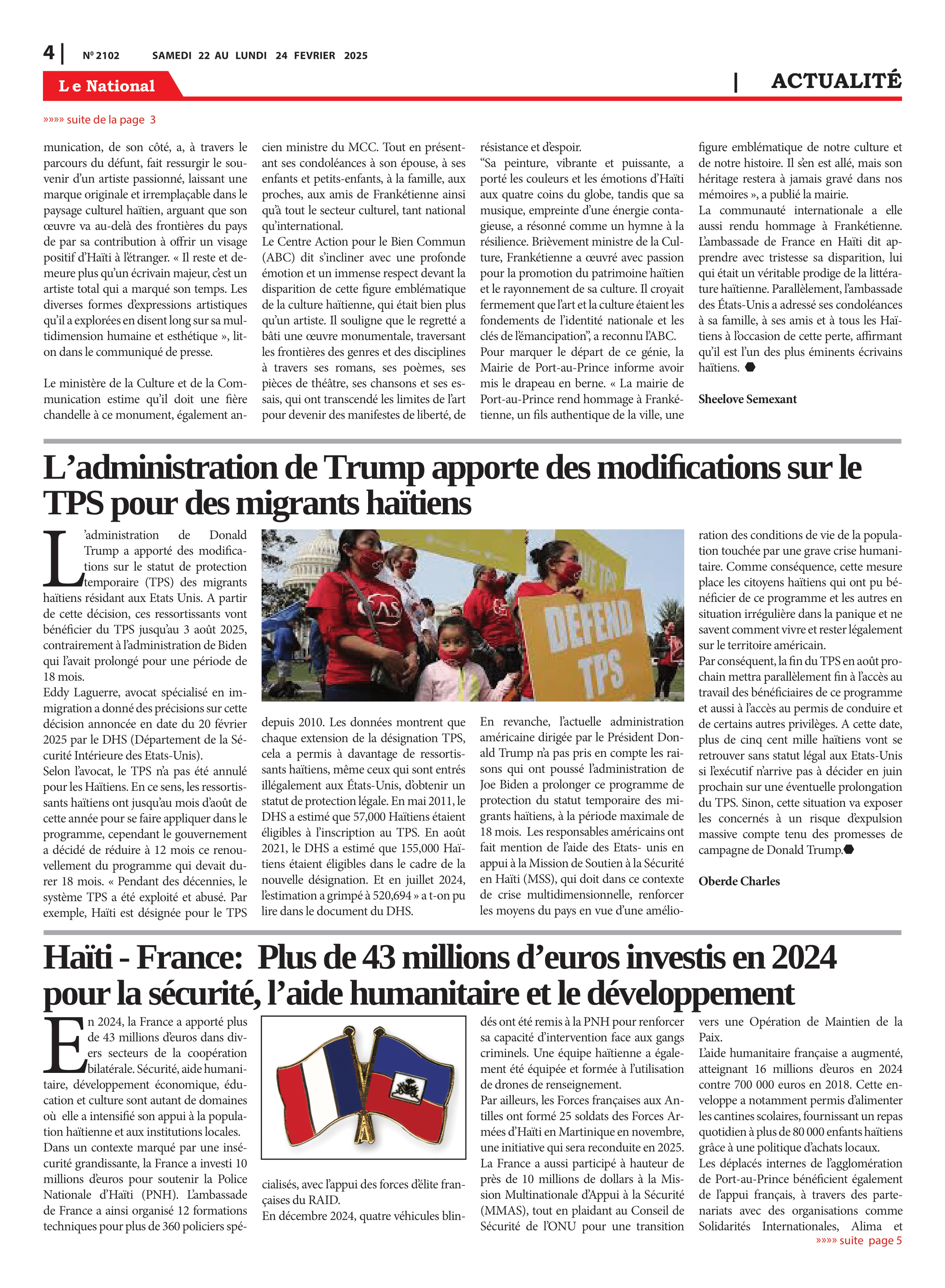 Page 4 de l'édition 2102