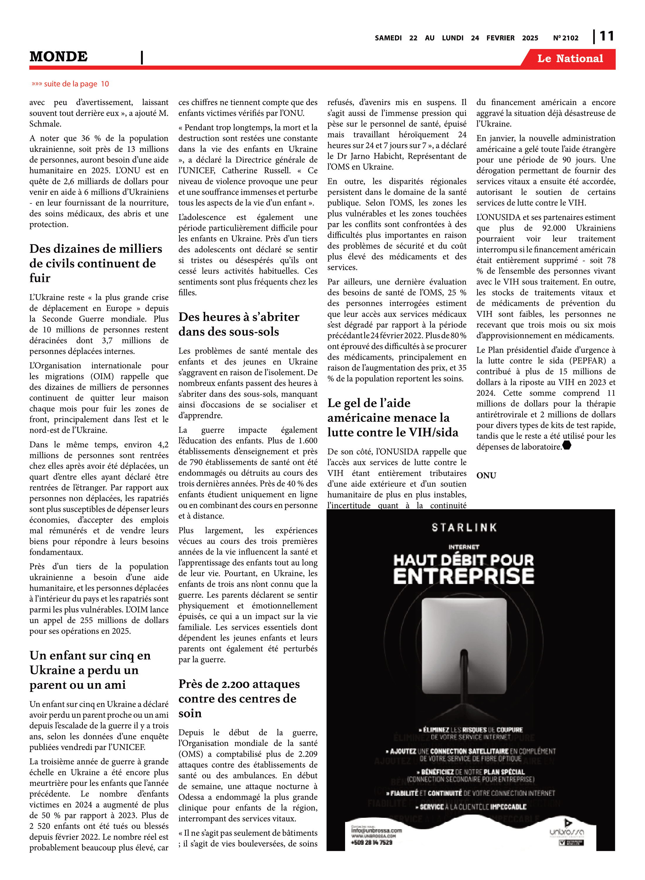 Page 11 de l'édition 2102
