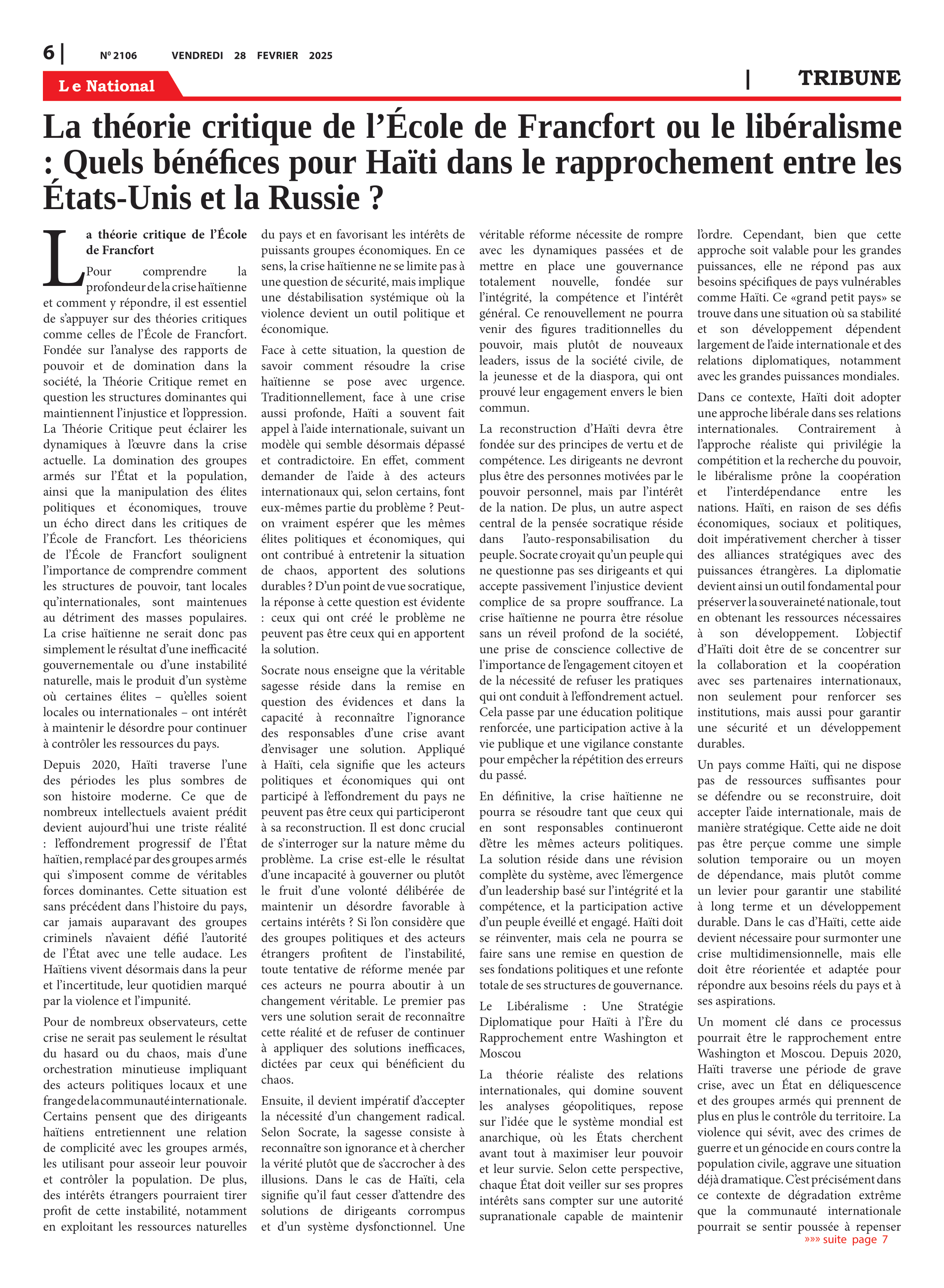 Page 6 de l'édition 2106