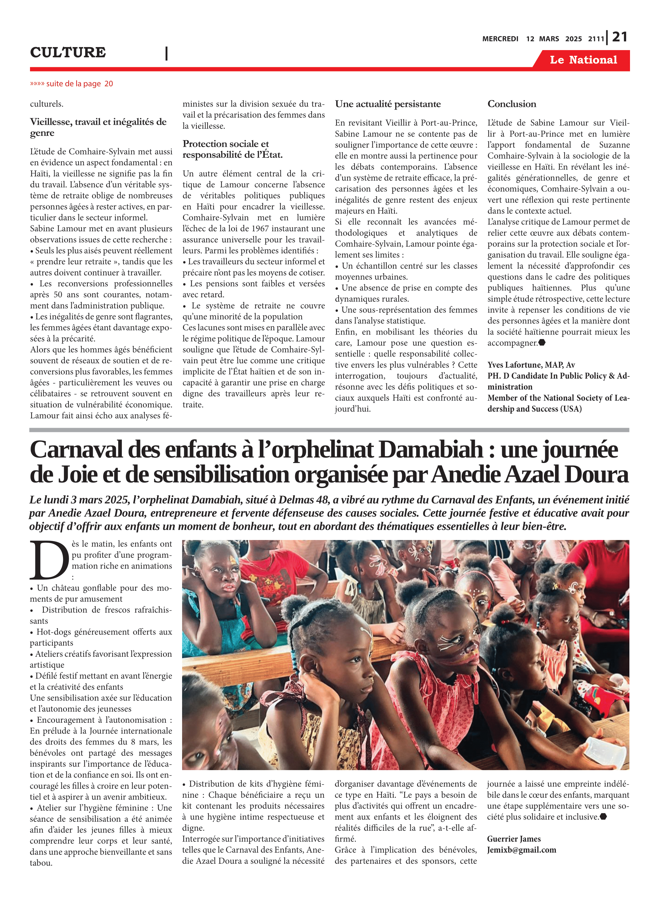 Page 21 de l'édition 2111