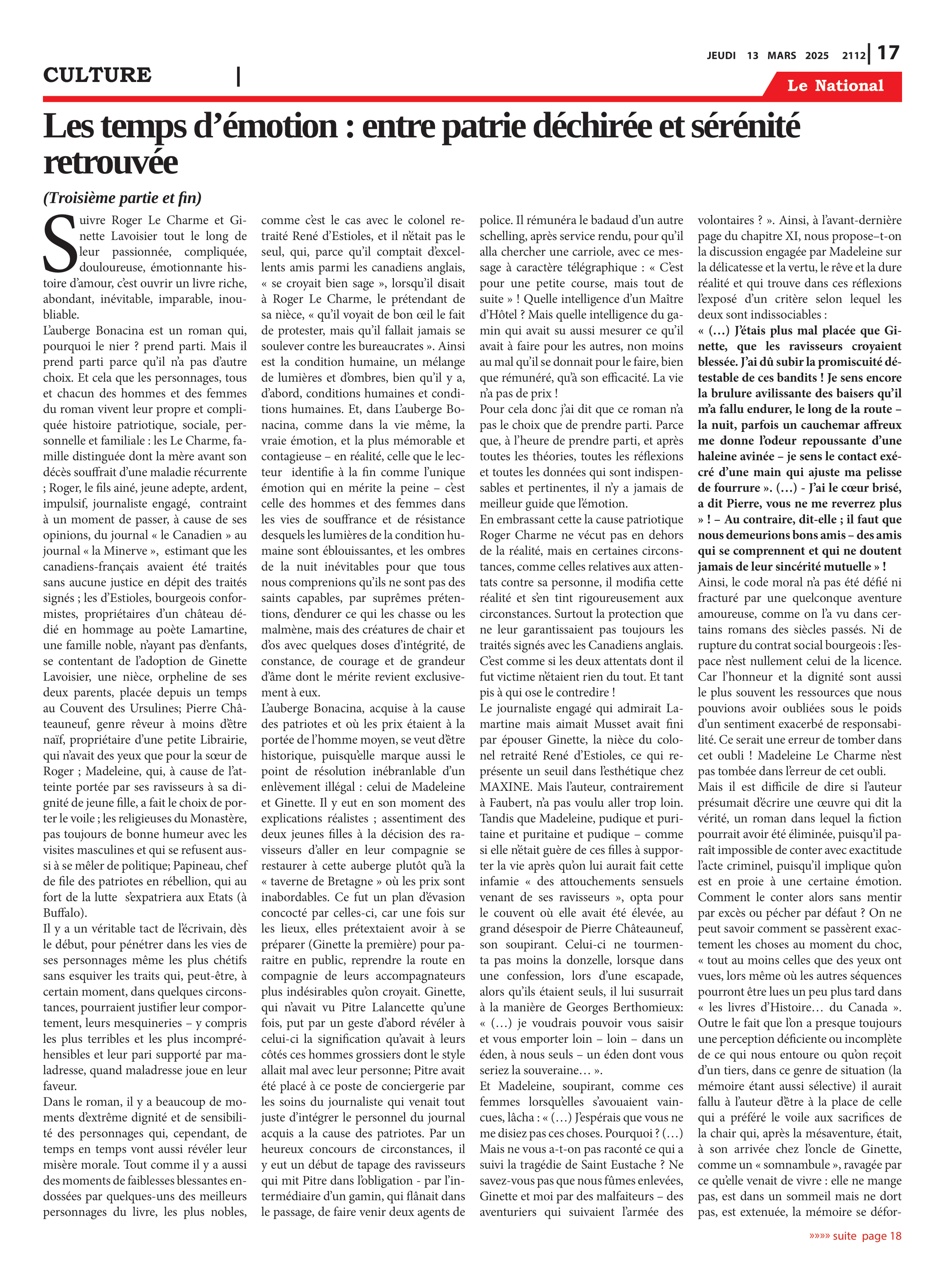 Page 17 de l'édition 2112