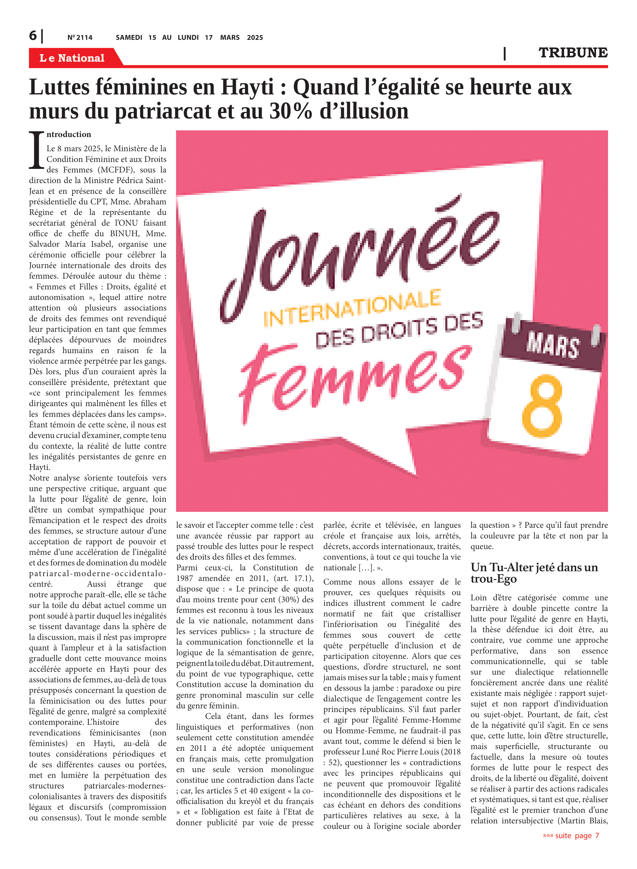 Page 6 de l'édition 2114