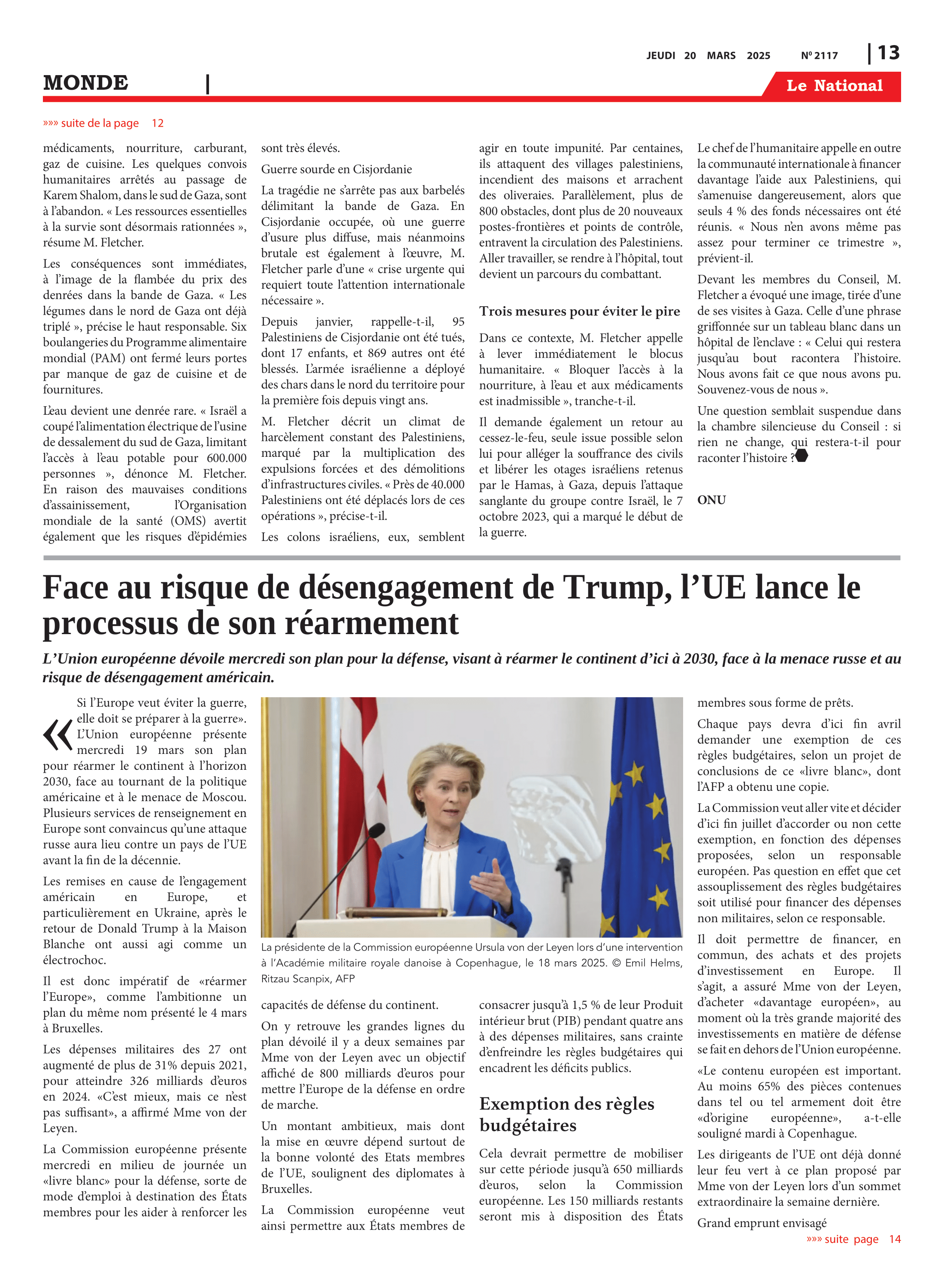 Page 13 de l'édition 2117
