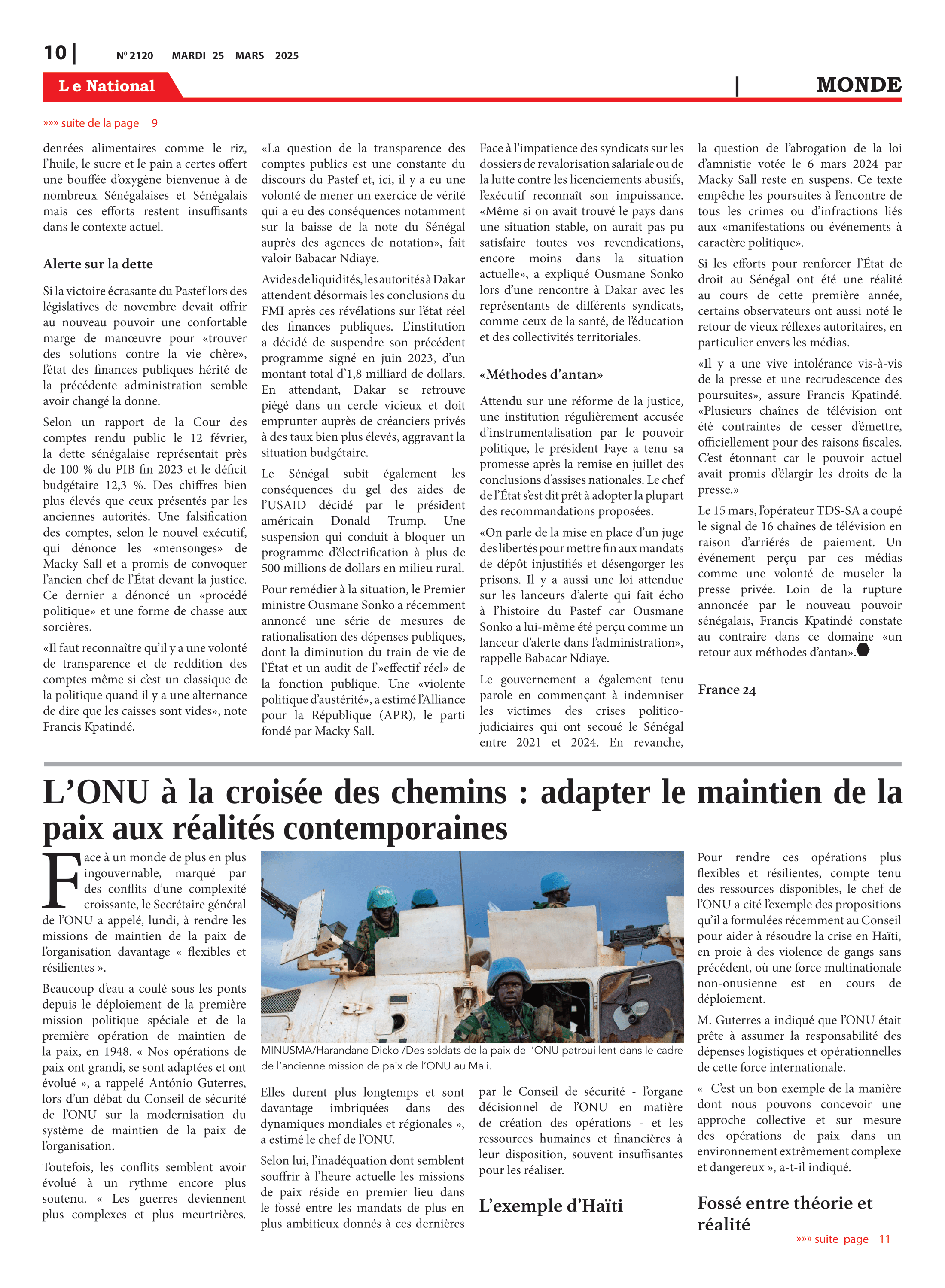 Page 10 de l'édition 2120
