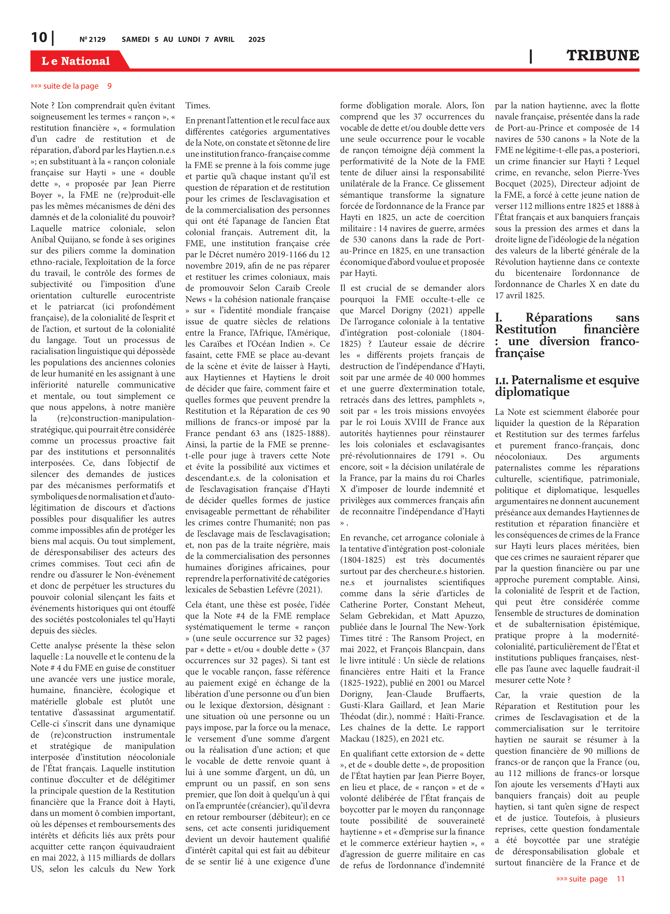 Page 10 de l'édition 2129