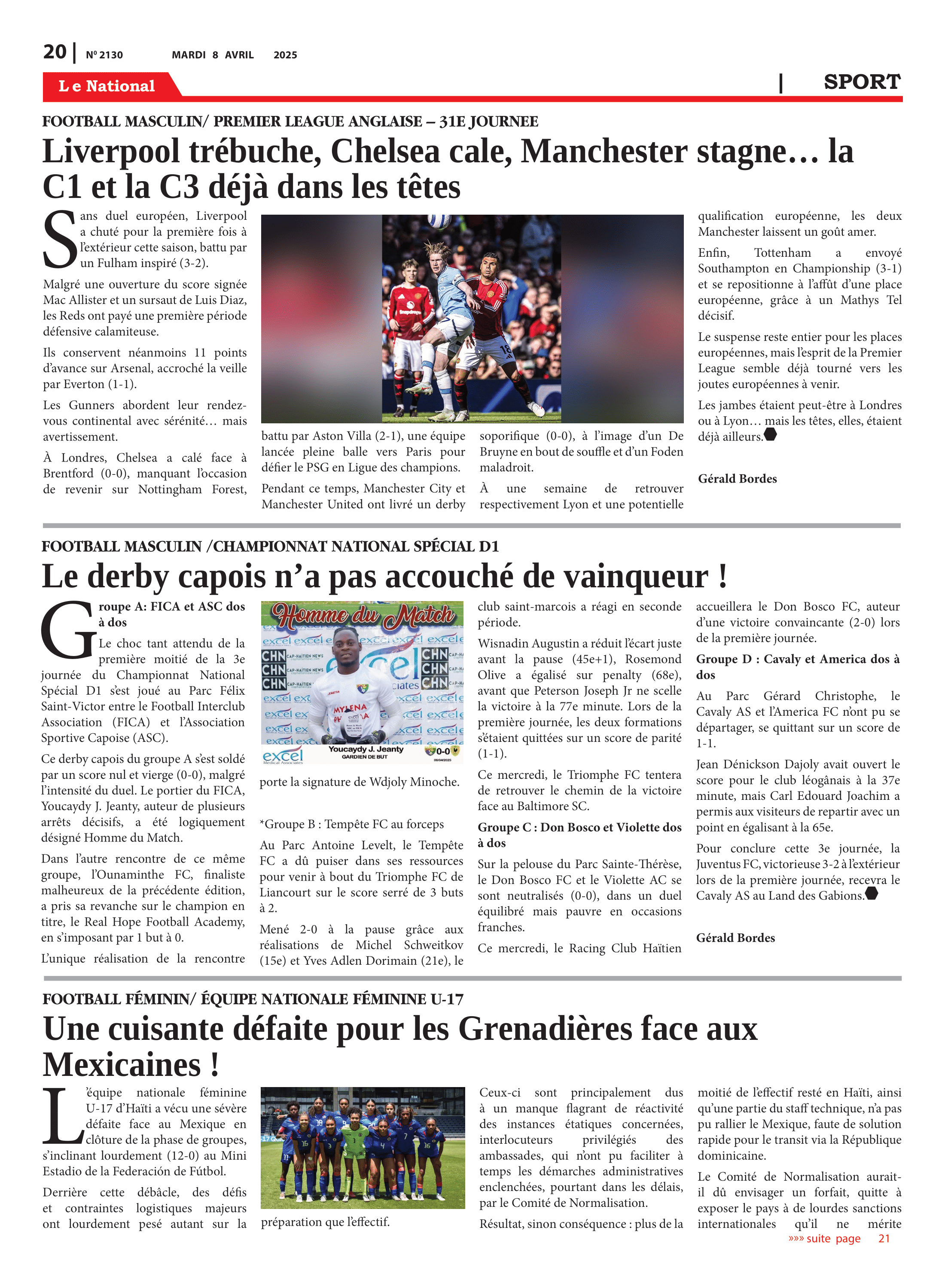 Page 20 de l'édition 2130