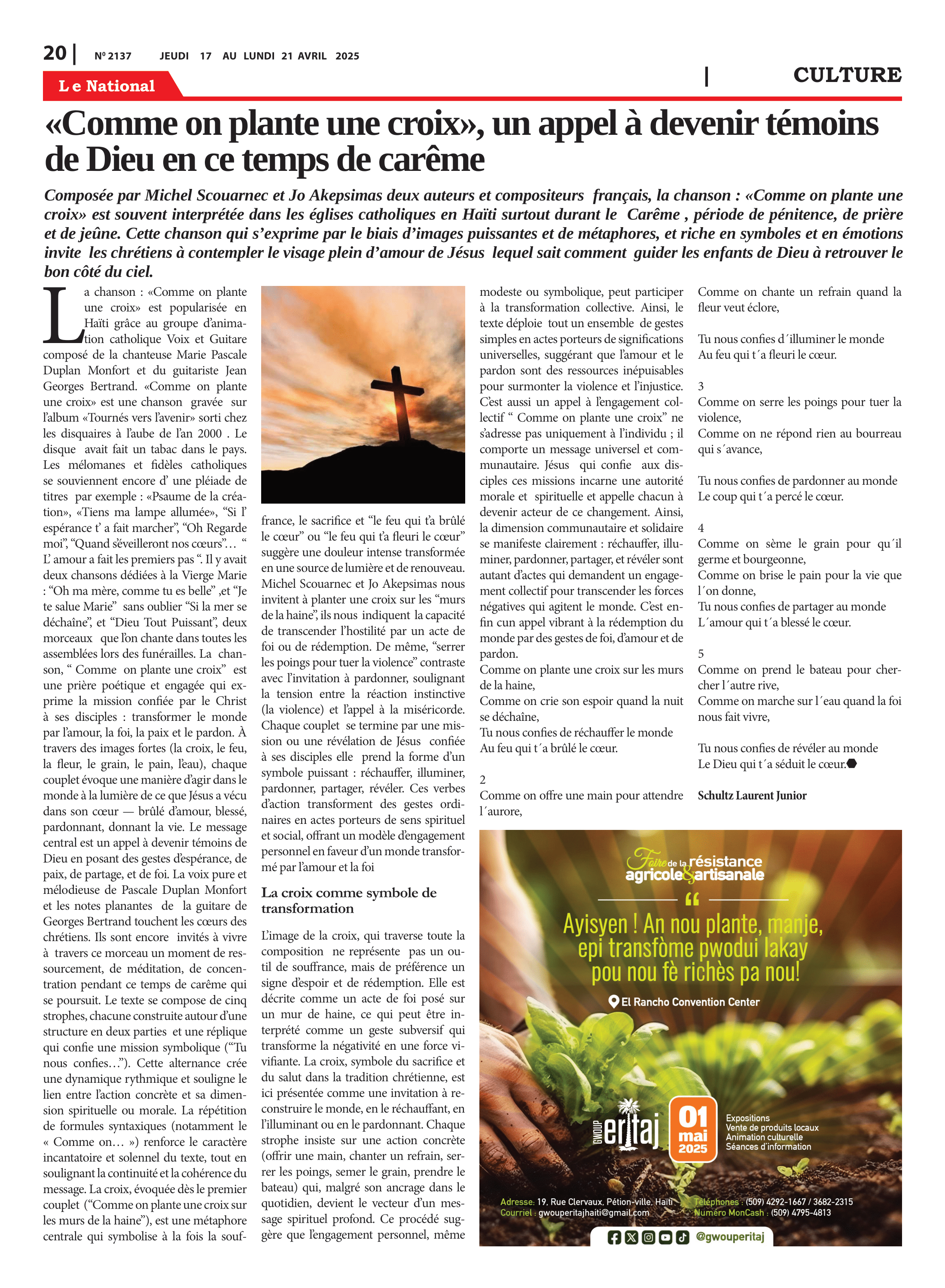 Page 20 de l'édition 2137