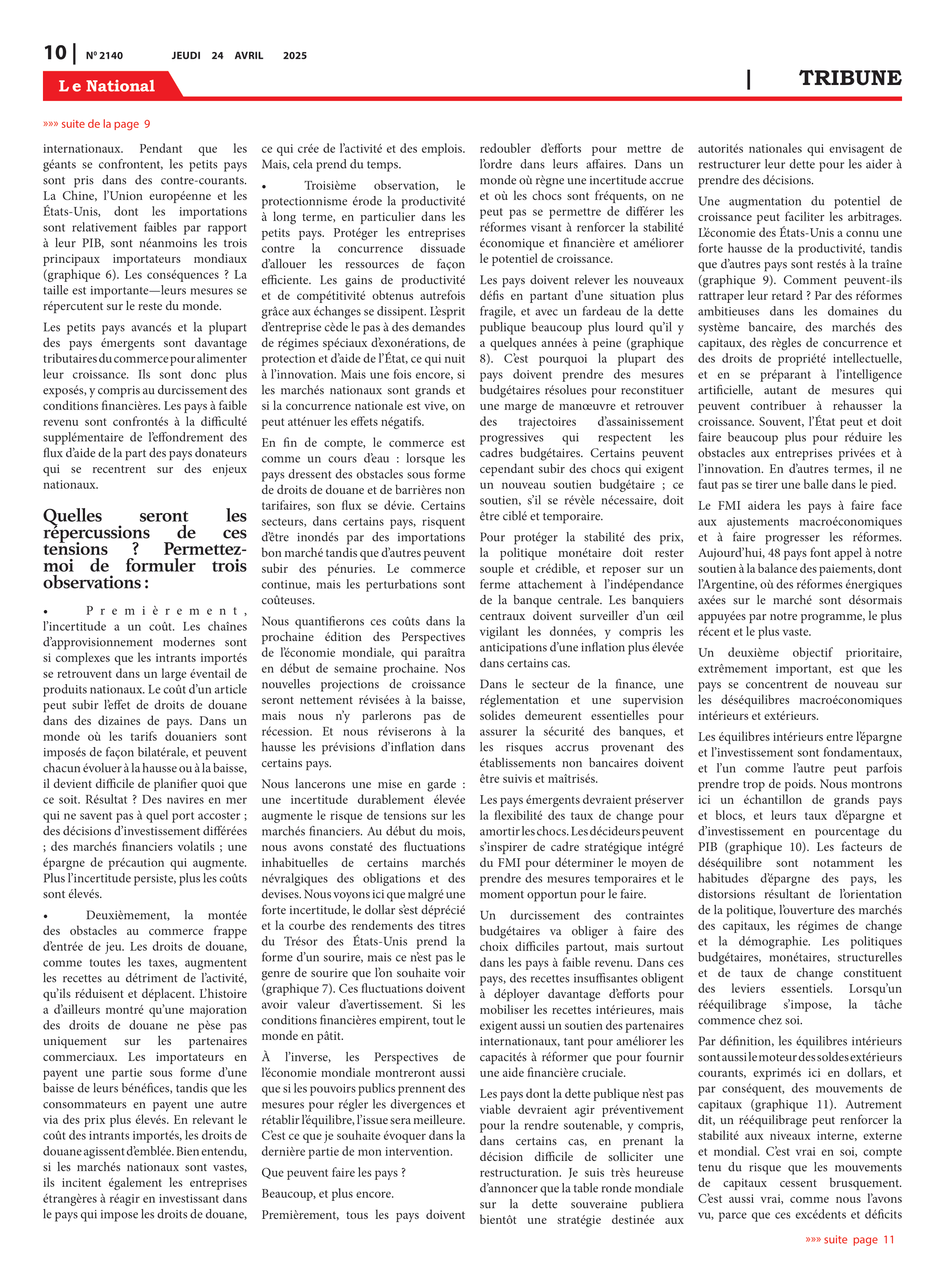 Page 10 de l'édition 2140
