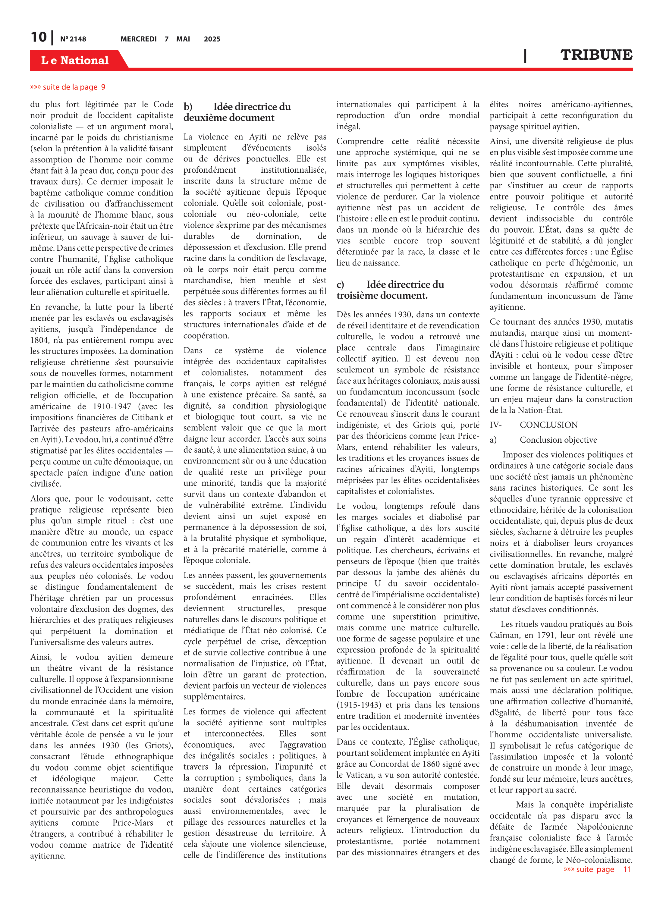 Page 10 de l'édition 2148