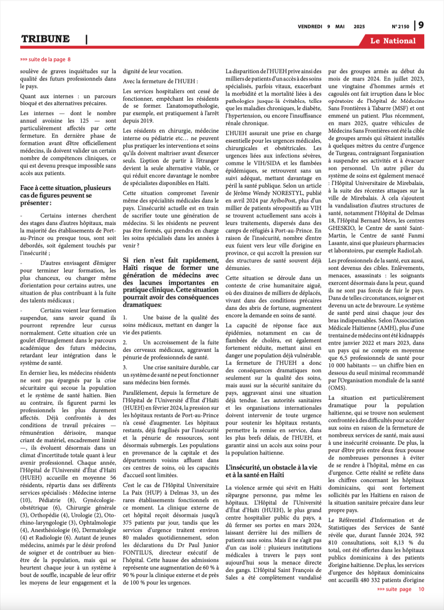 Page 9 de l'édition 2150