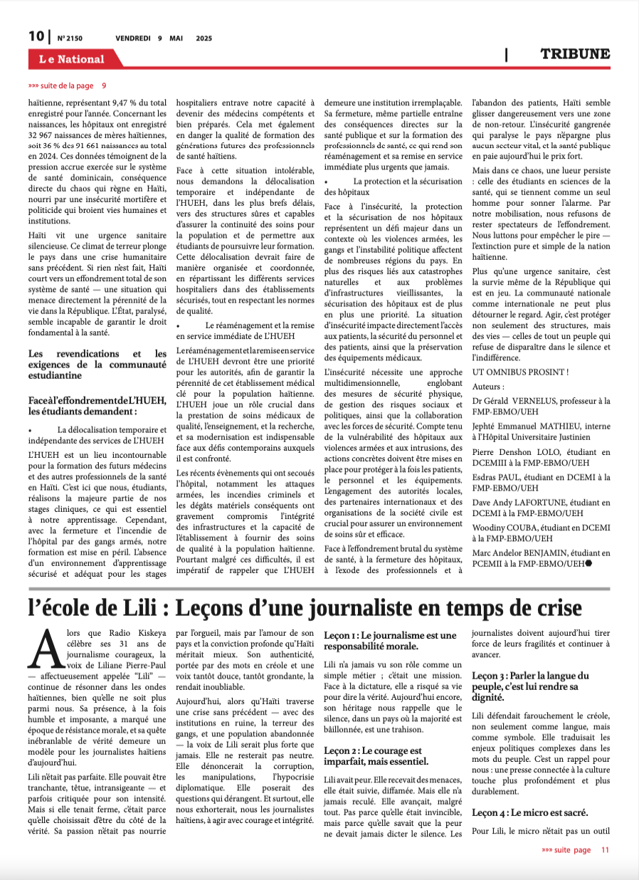 Page 10 de l'édition 2150