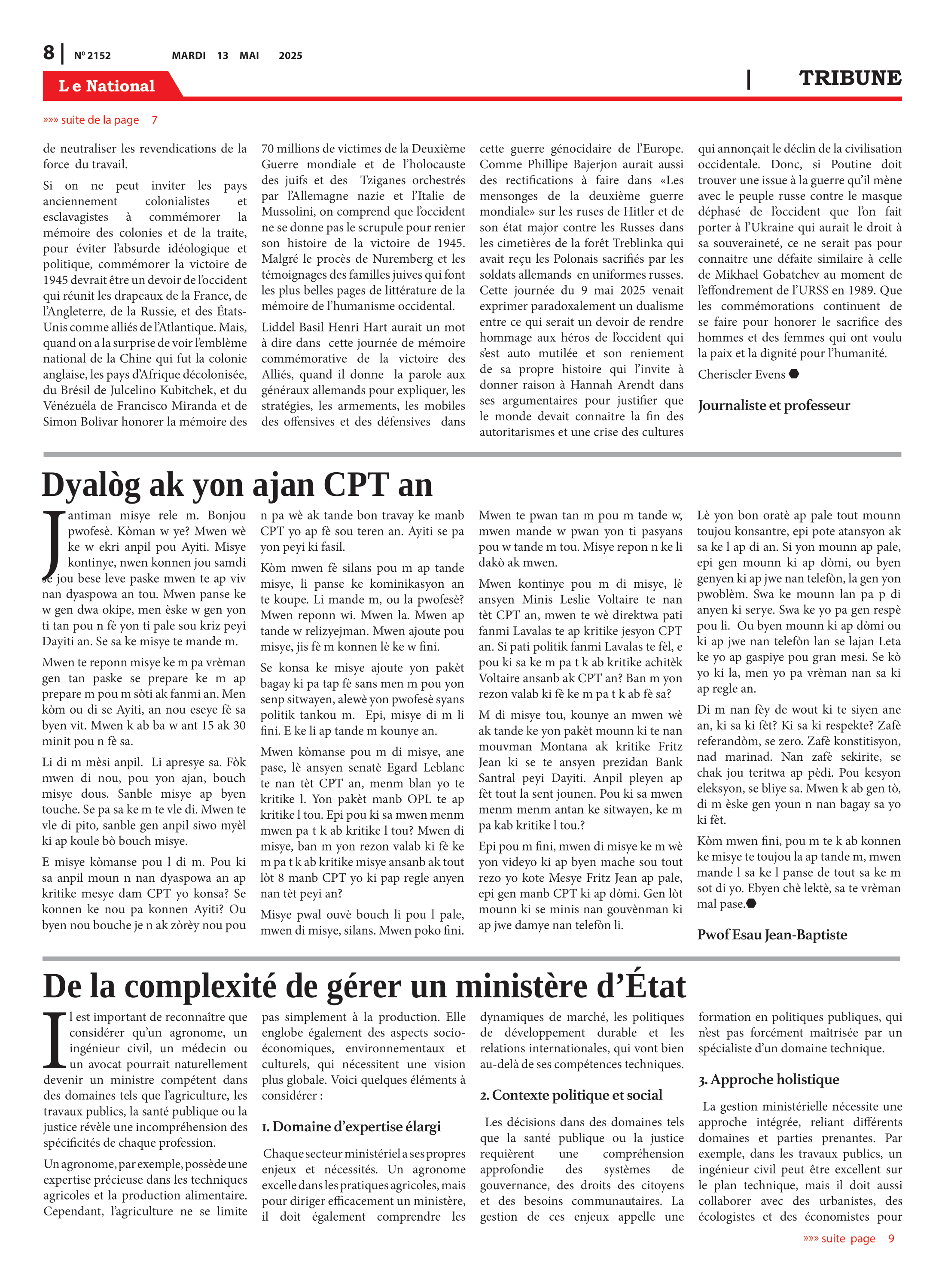 Page 8 de l'édition 2152
