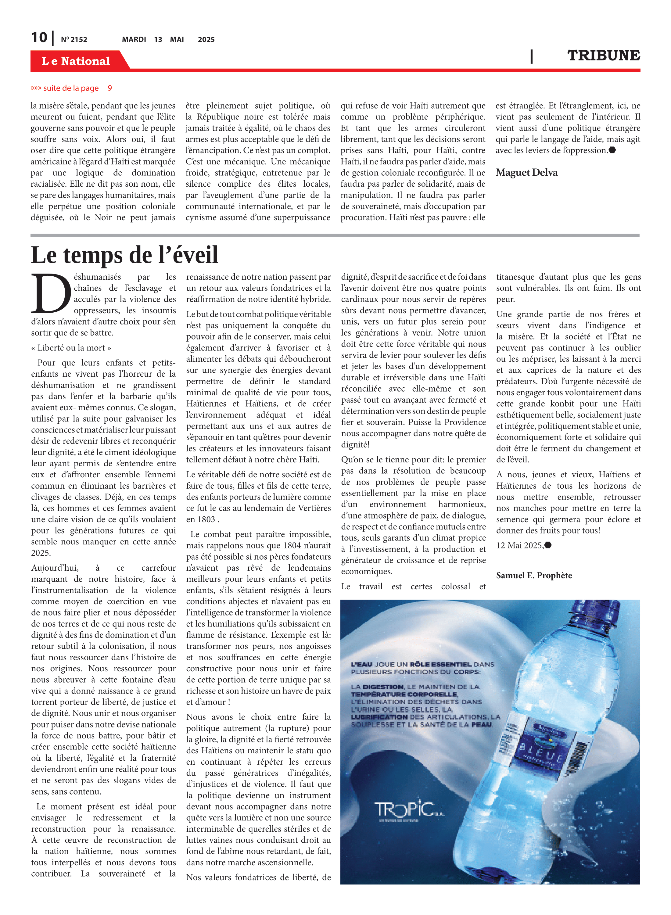Page 10 de l'édition 2152