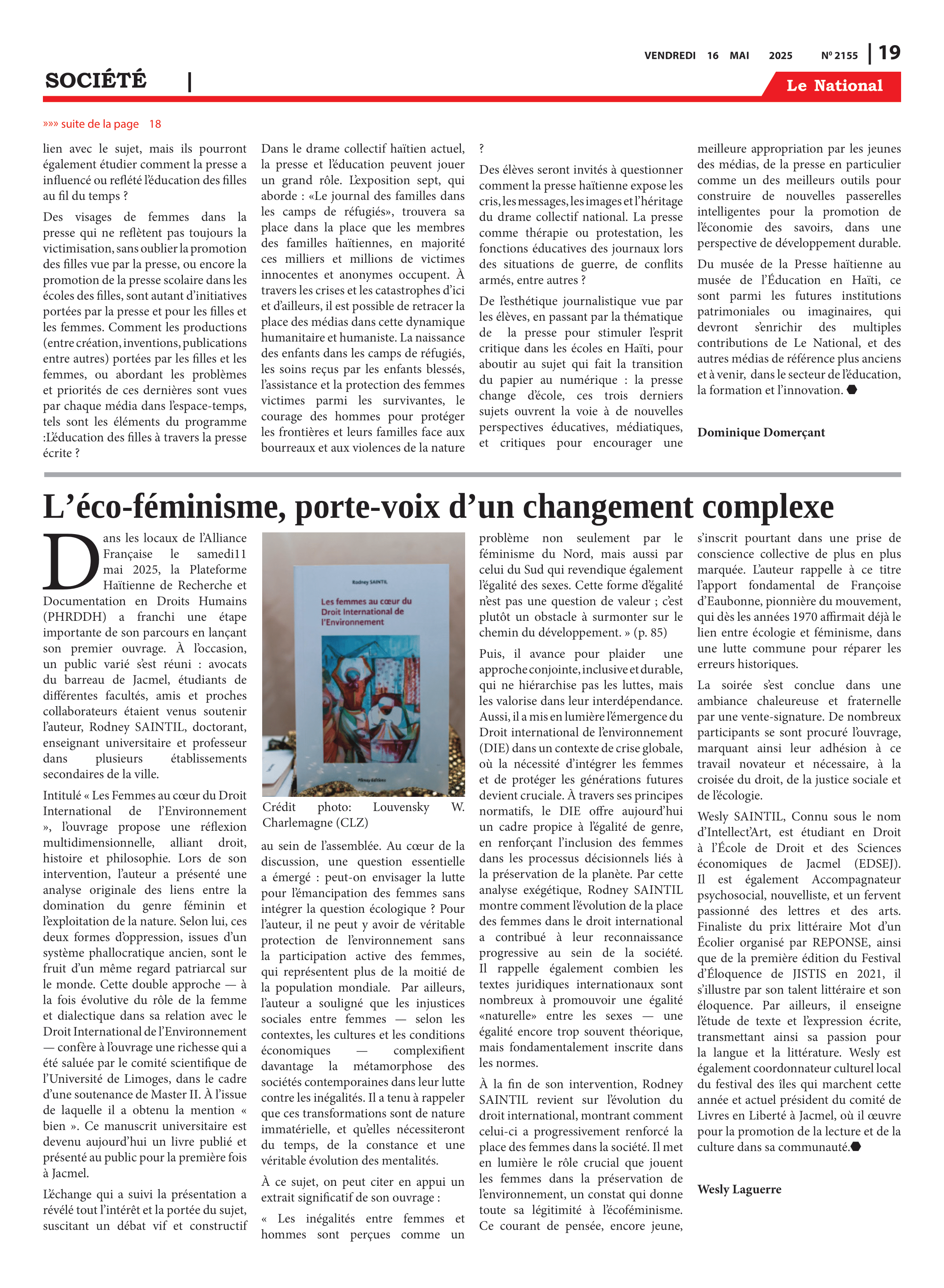 Page 19 de l'édition 2155