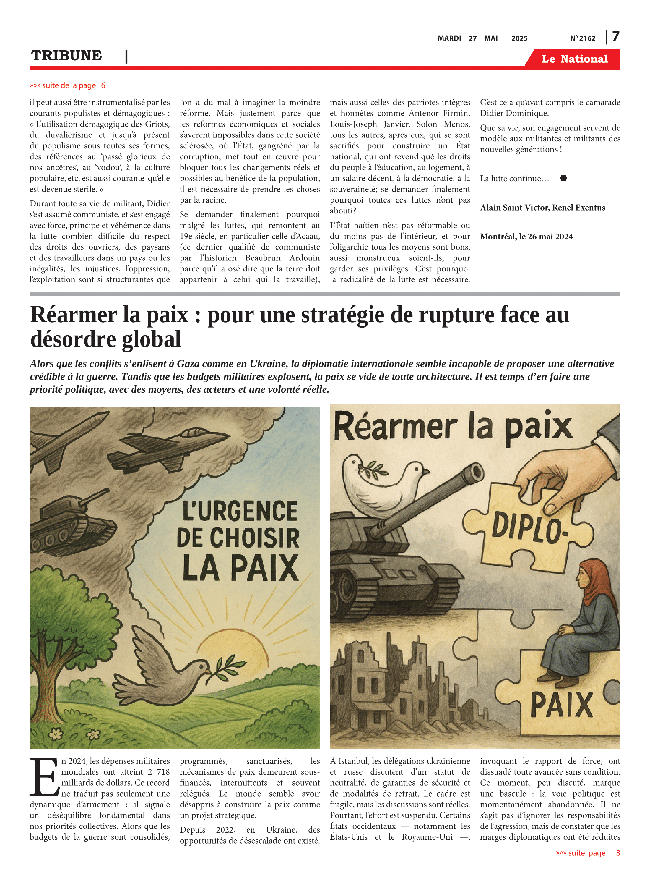 Page 7 de l'édition 2162