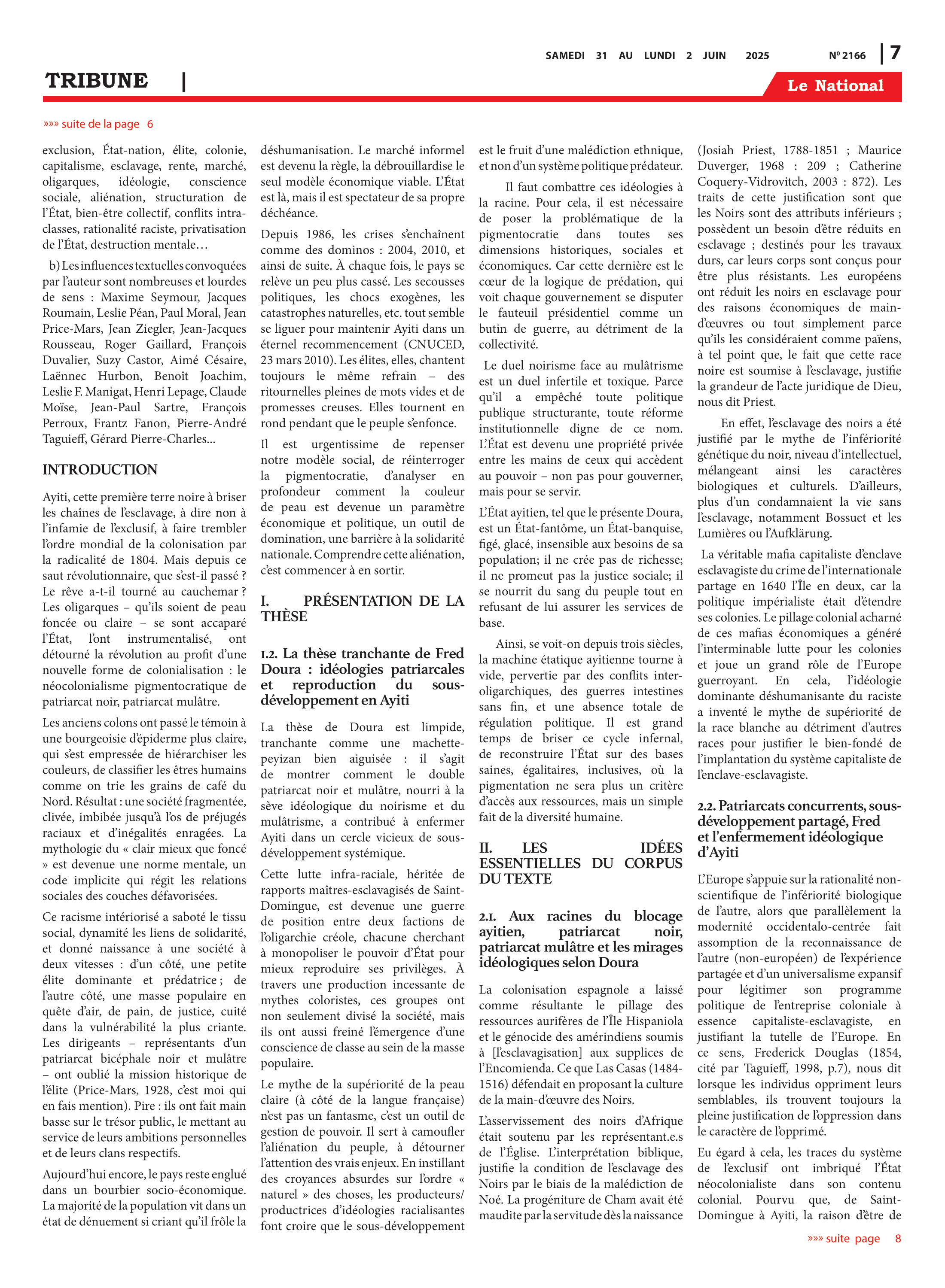 Page 7 de l'édition 2166