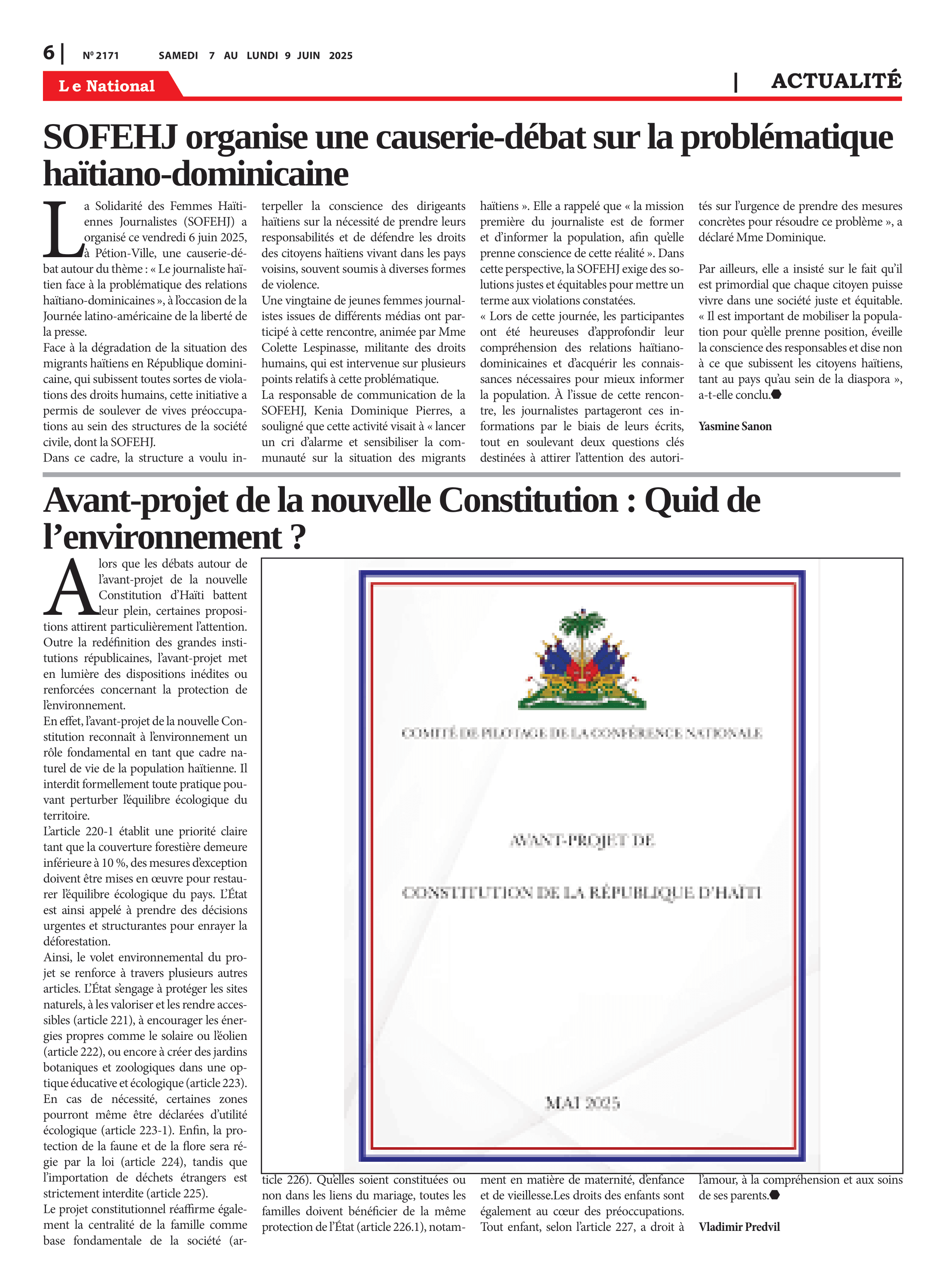 Page 6 de l'édition 2171