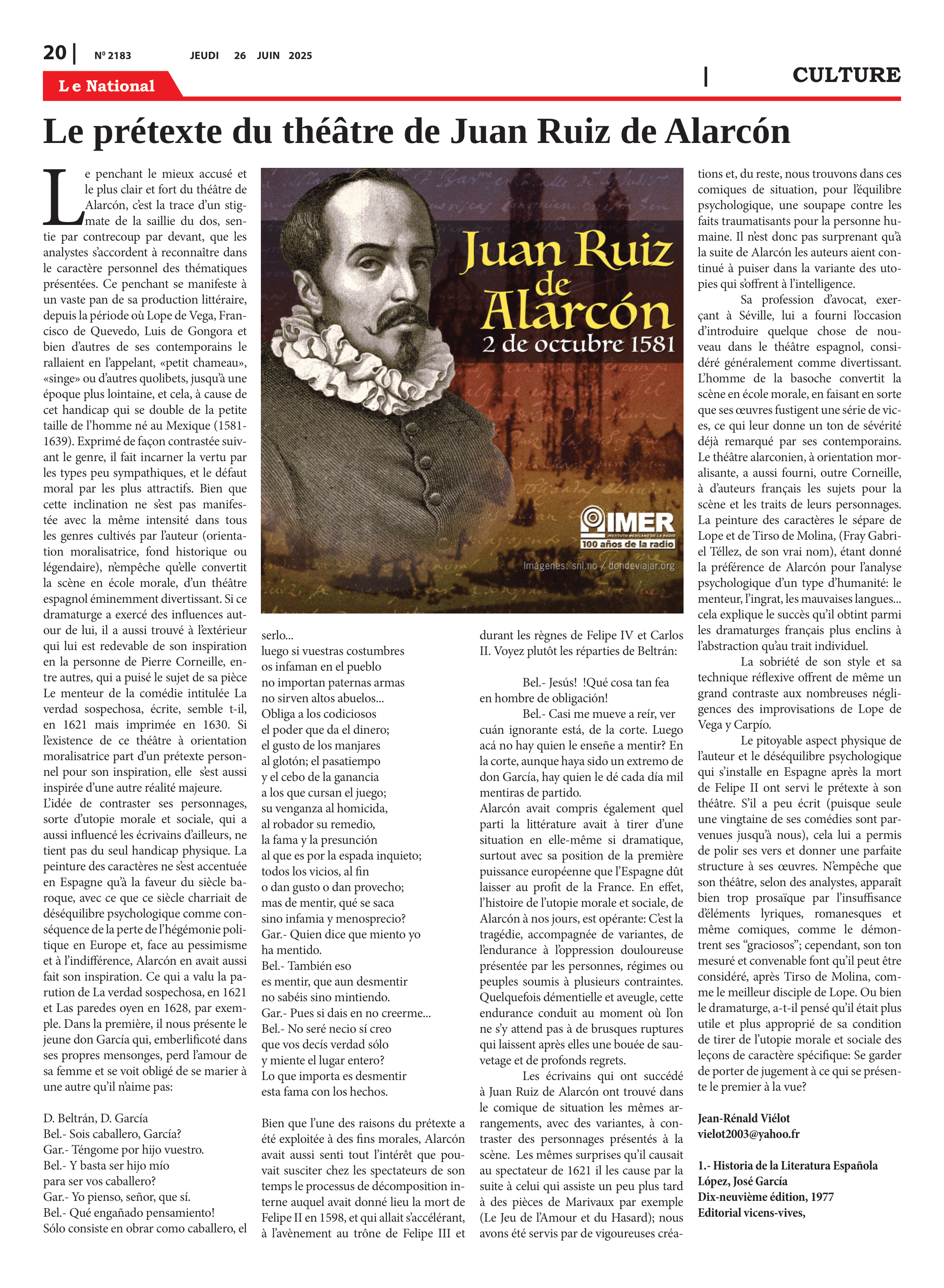 Page 20 de l'édition 2183