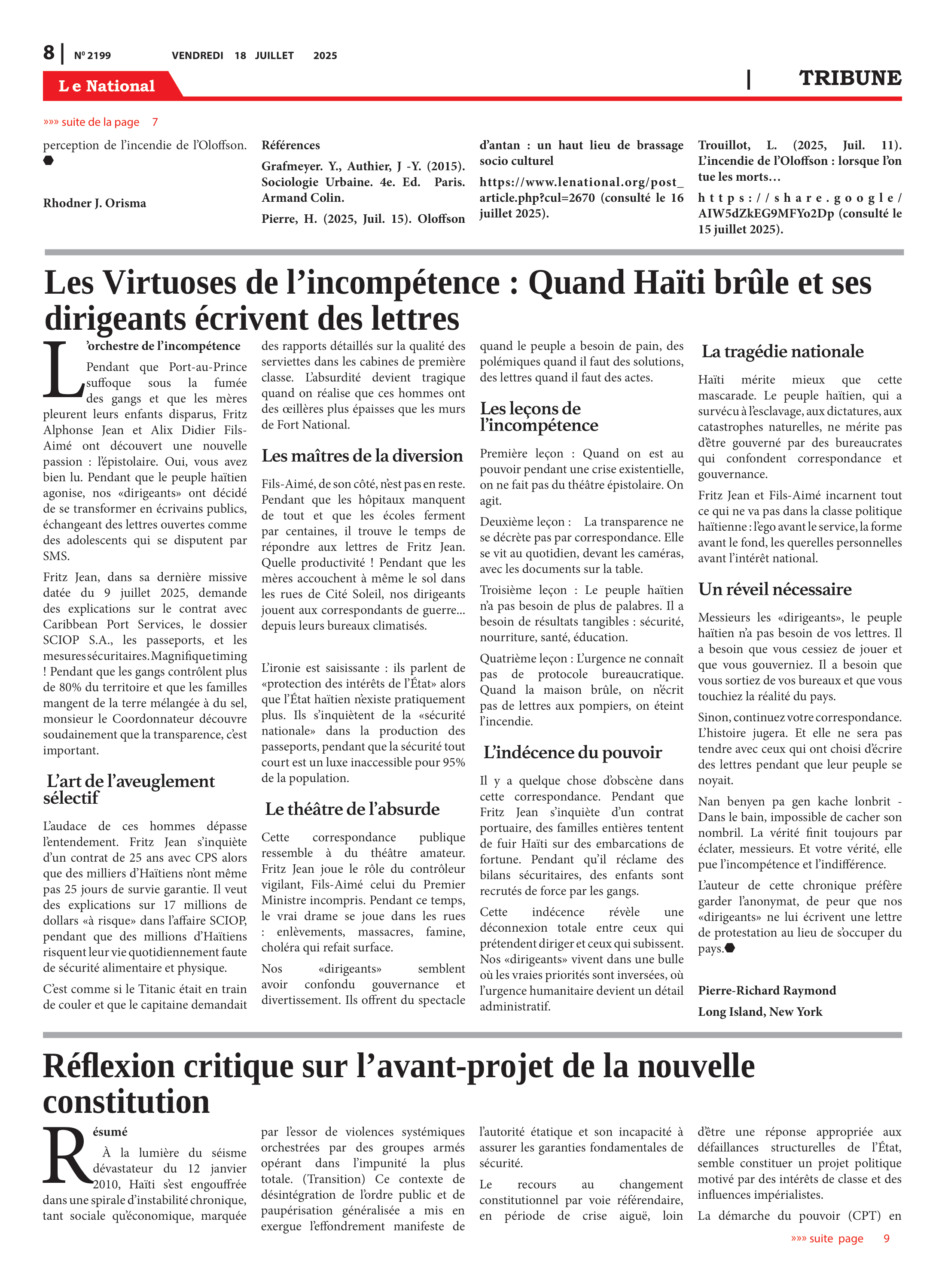 Page 8 de l'édition 2199