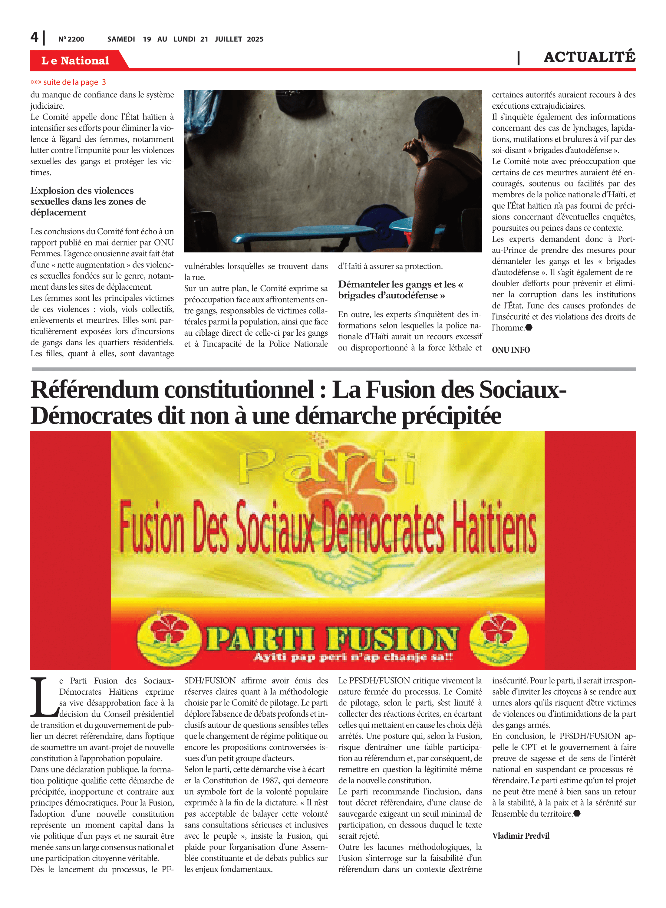 Page 4 de l'édition 2200