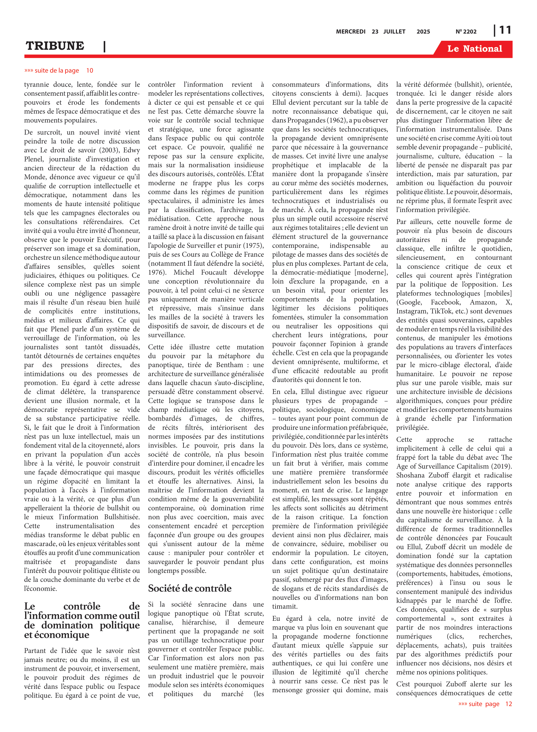 Page 11 de l'édition 2202