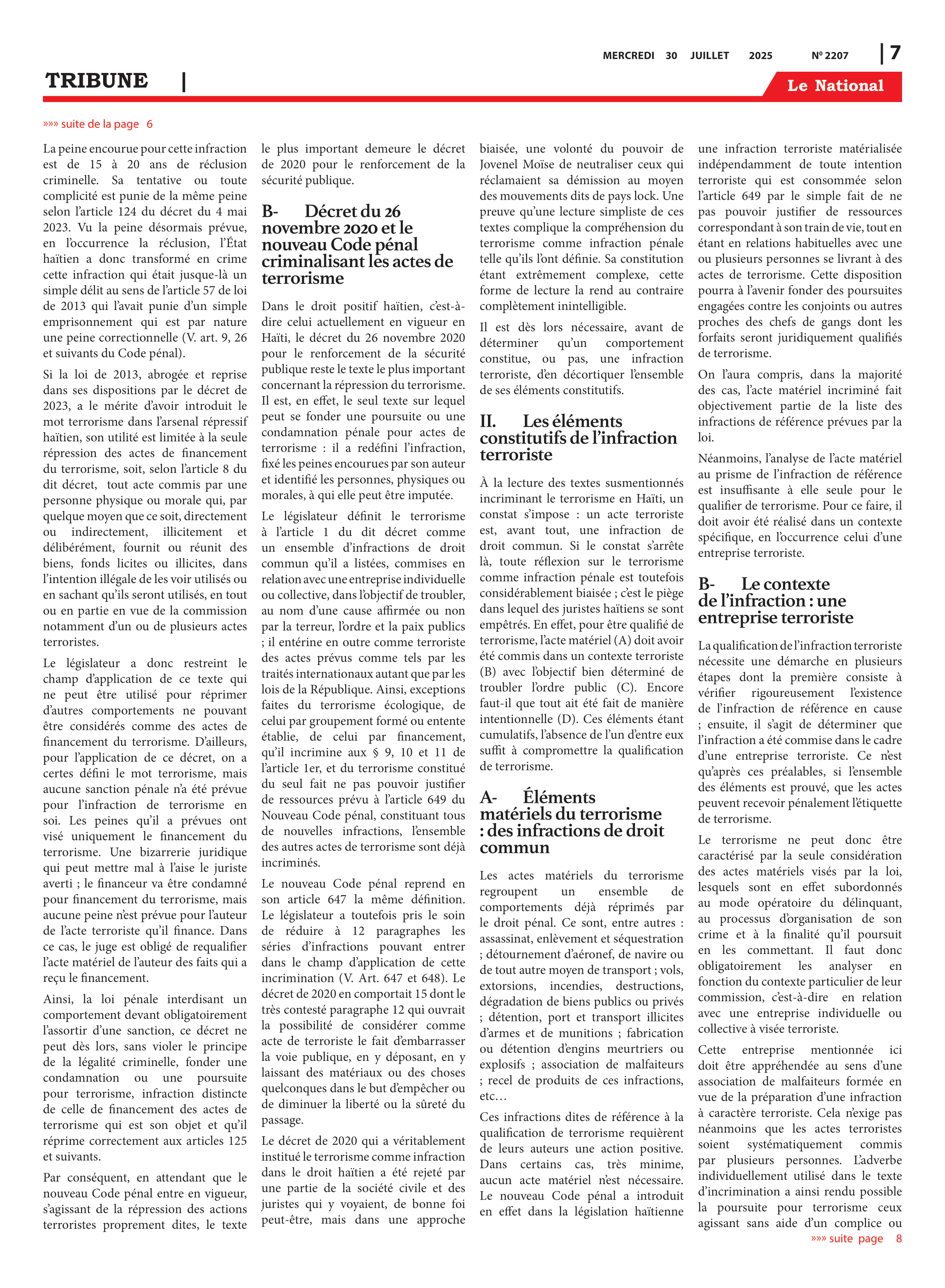 Page 7 de l'édition 2207