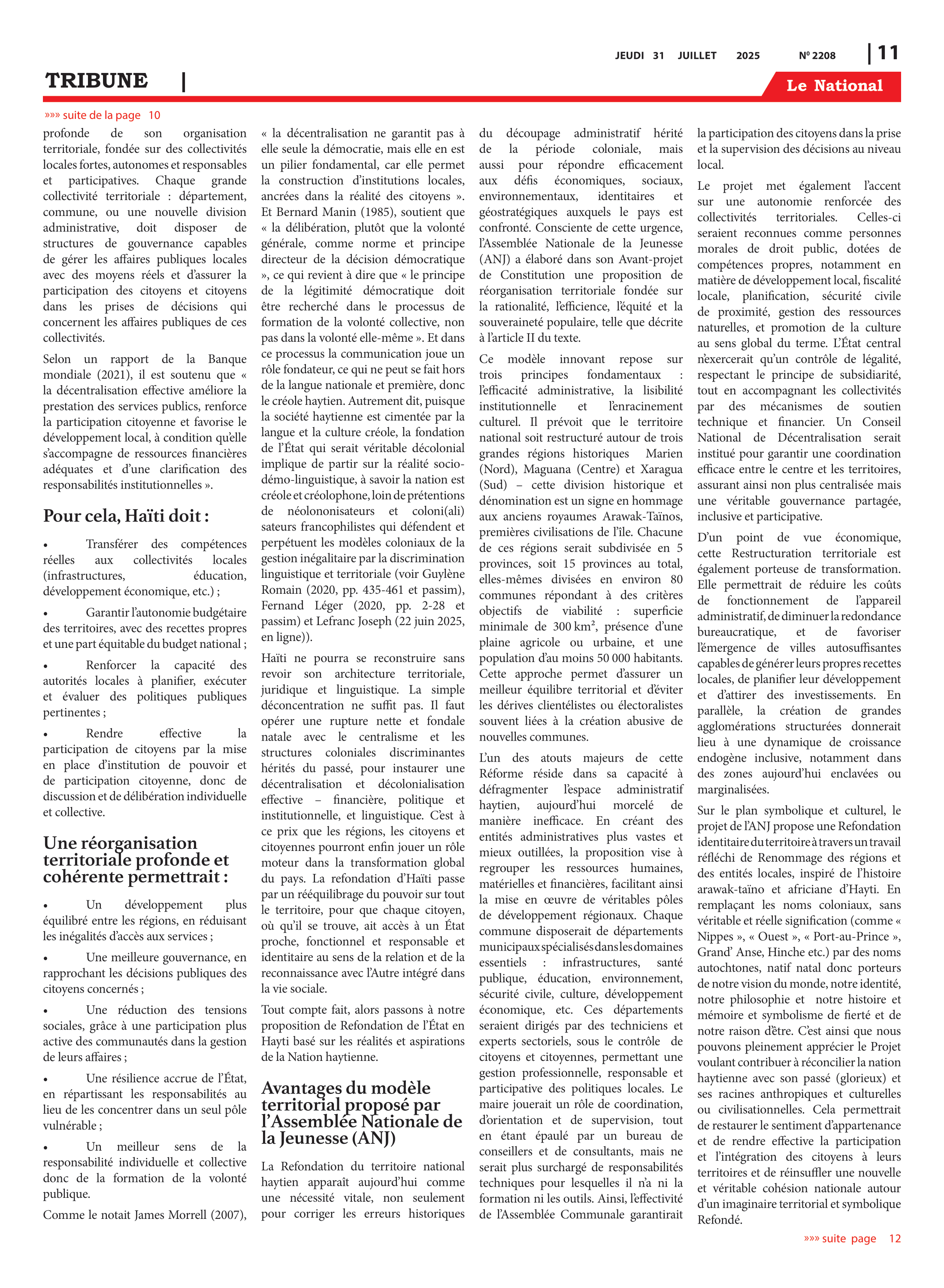 Page 11 de l'édition 2208