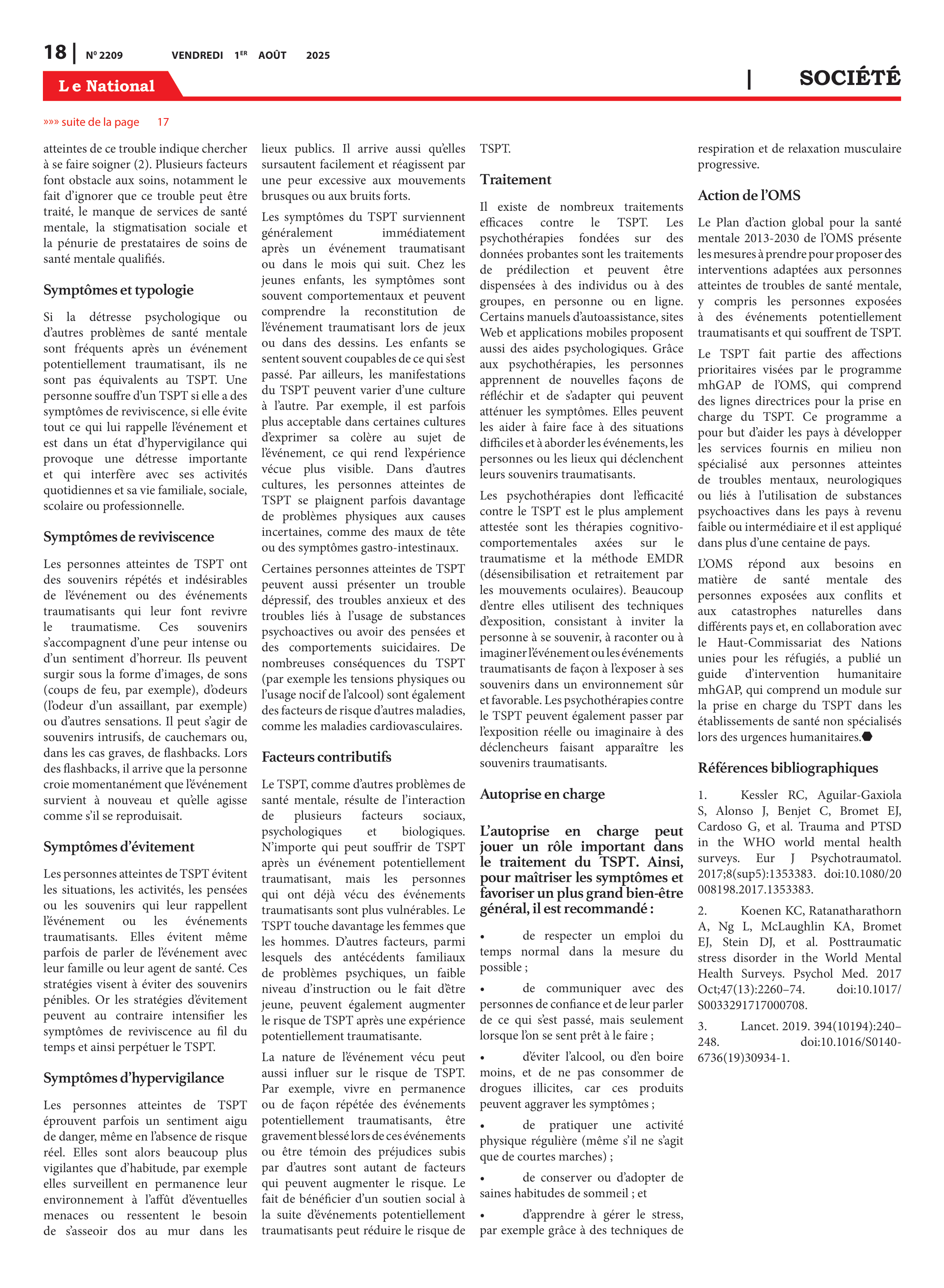 Page 18 de l'édition 2209