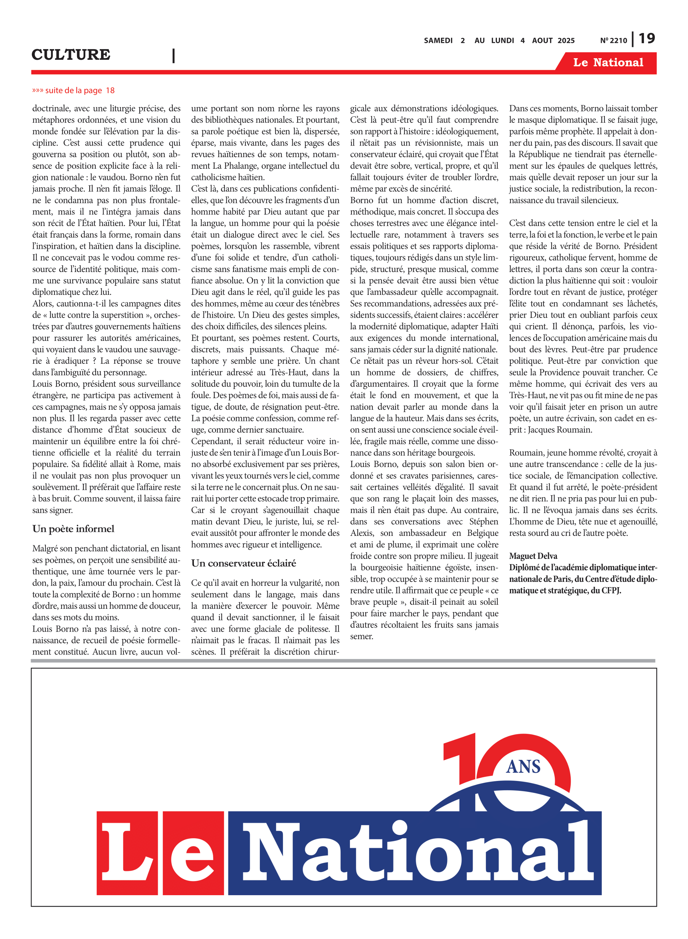 Page 19 de l'édition 2210