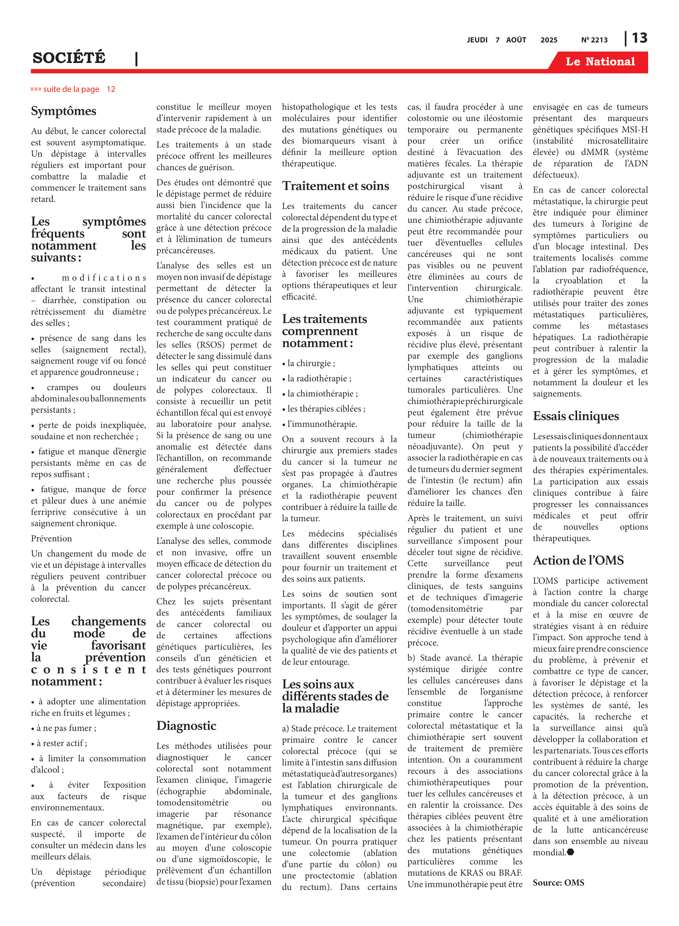 Page 13 de l'édition 2213