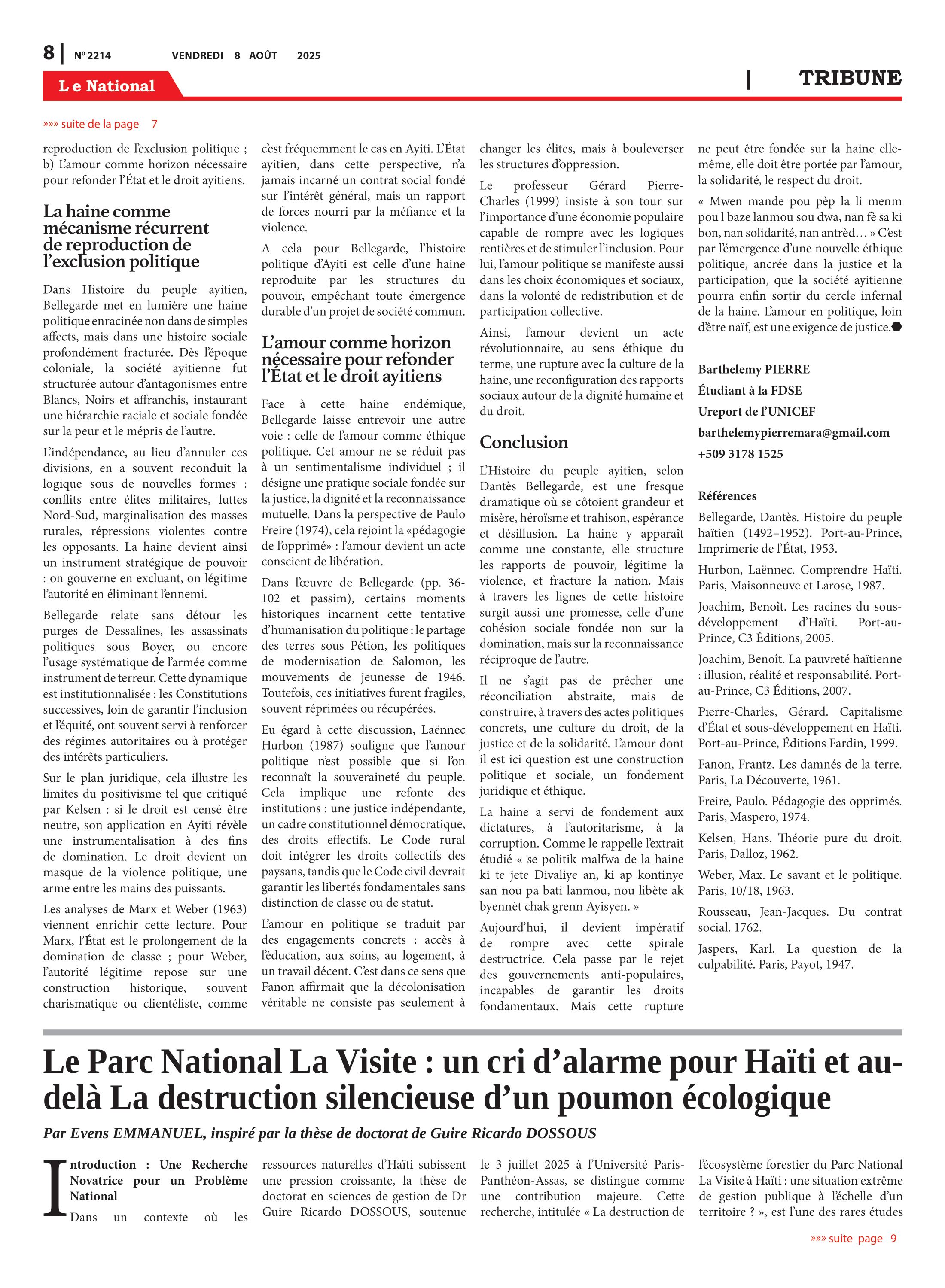 Page 8 de l'édition 2214