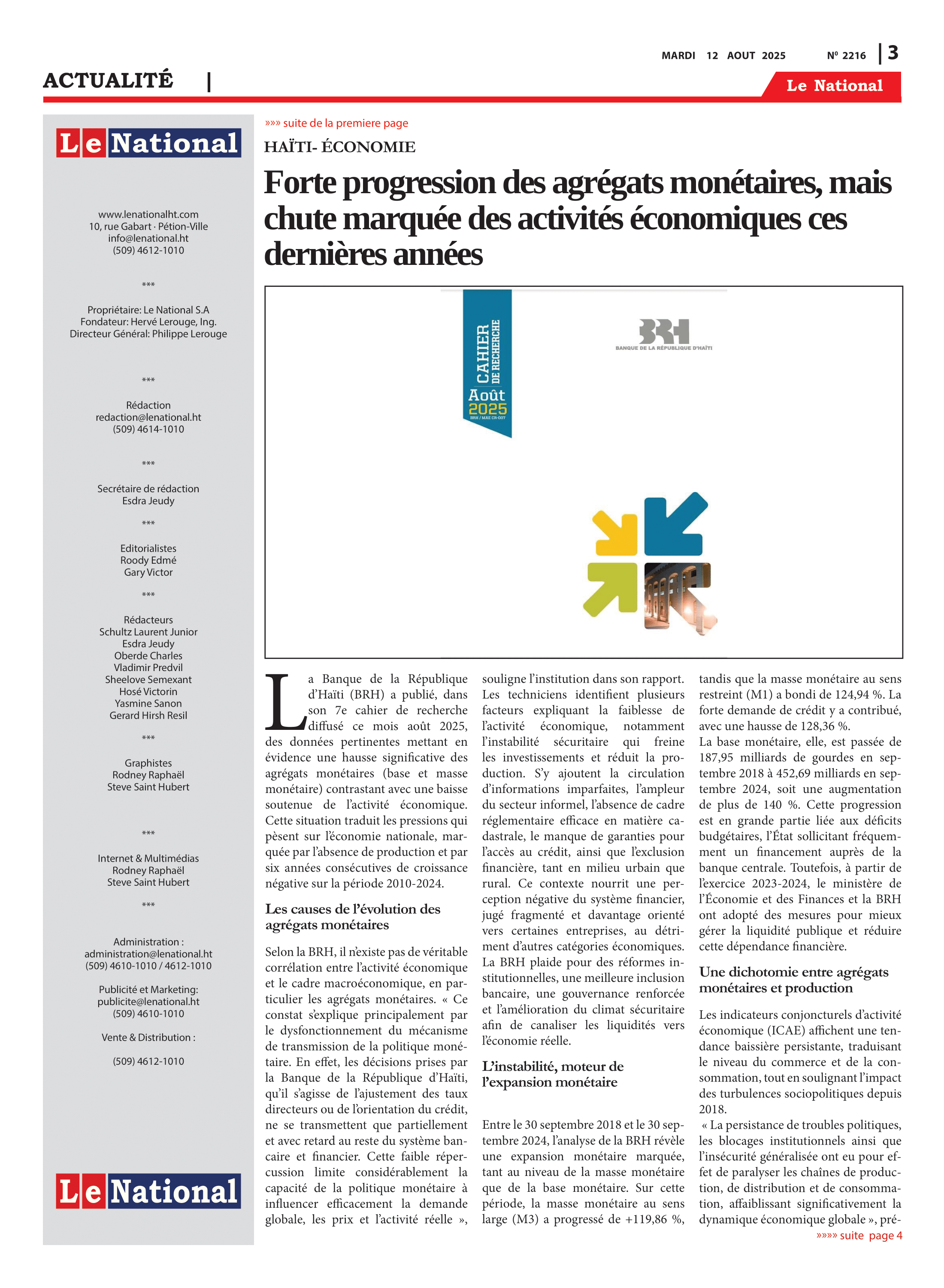 Page 3 de l'édition 2216
