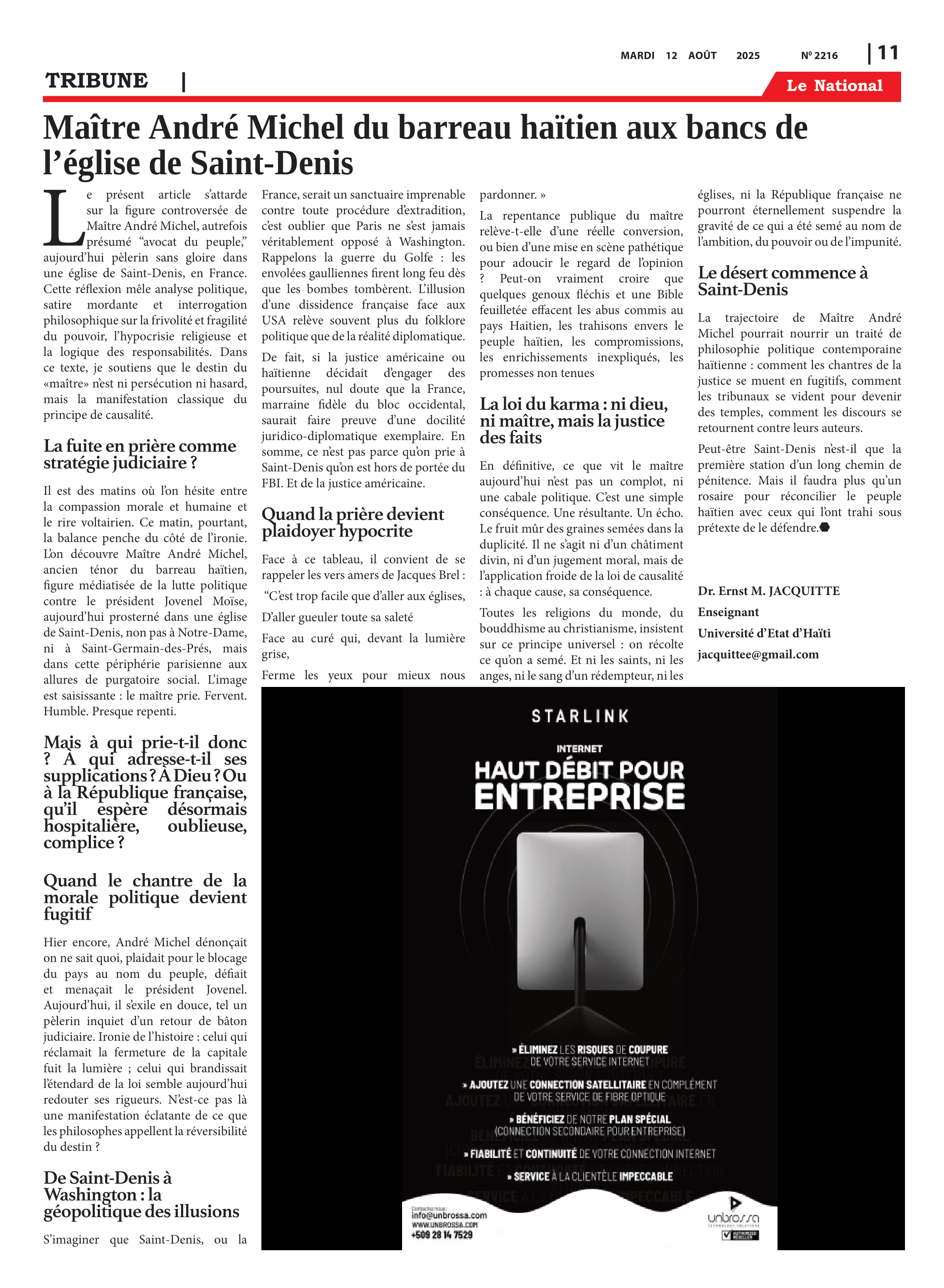 Page 11 de l'édition 2216