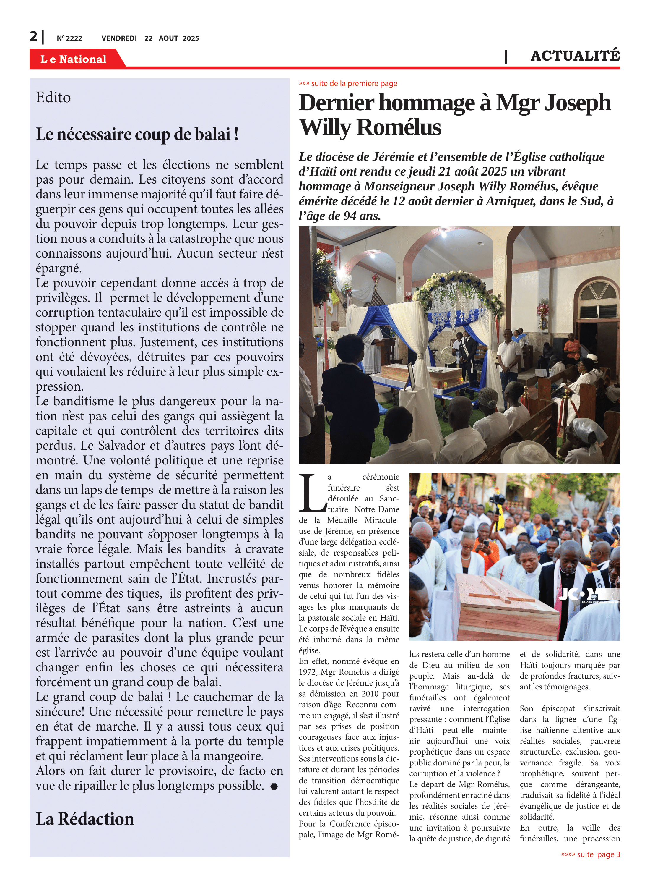 Page 2 de l'édition 2222