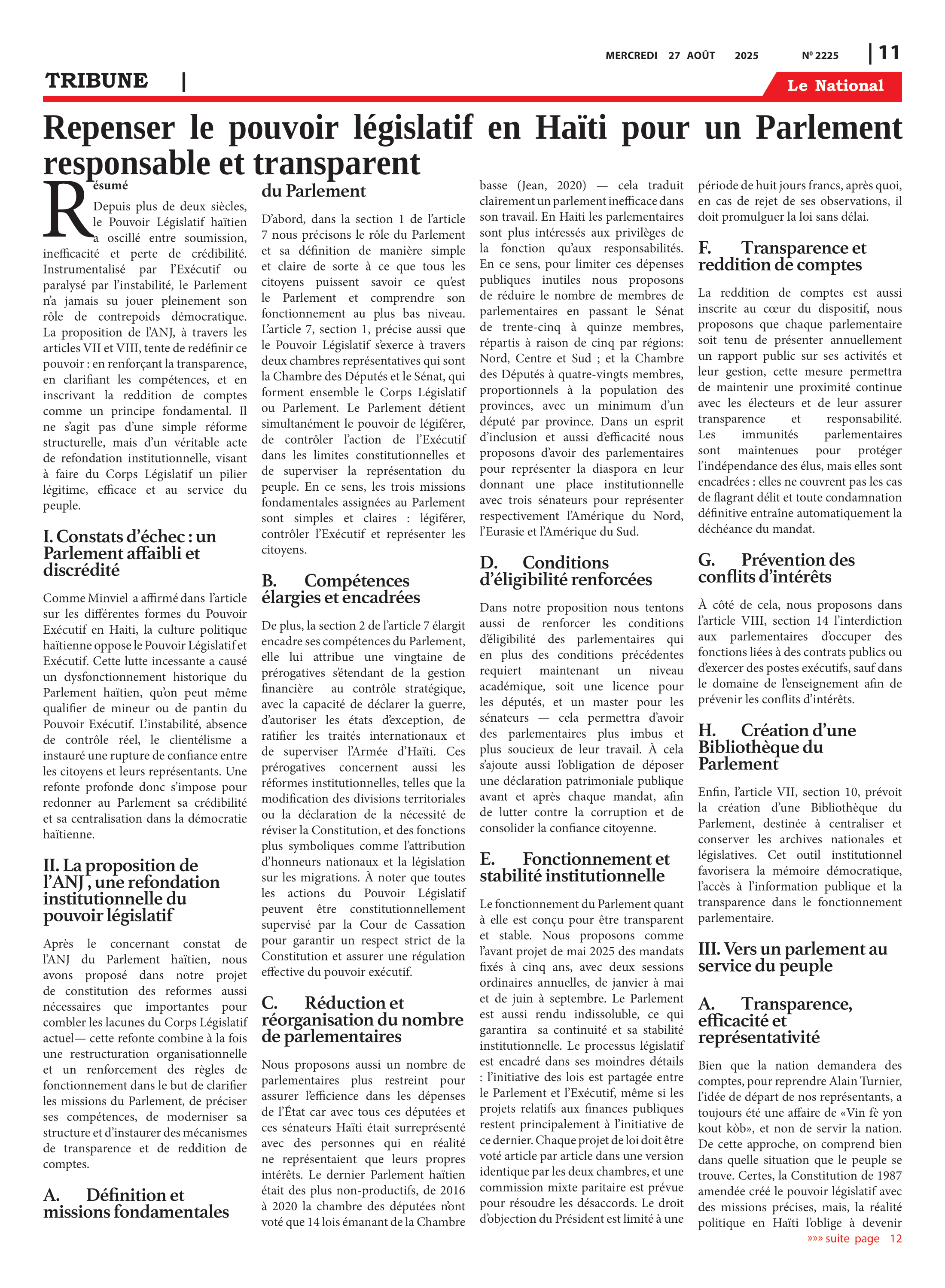 Page 11 de l'édition 2225